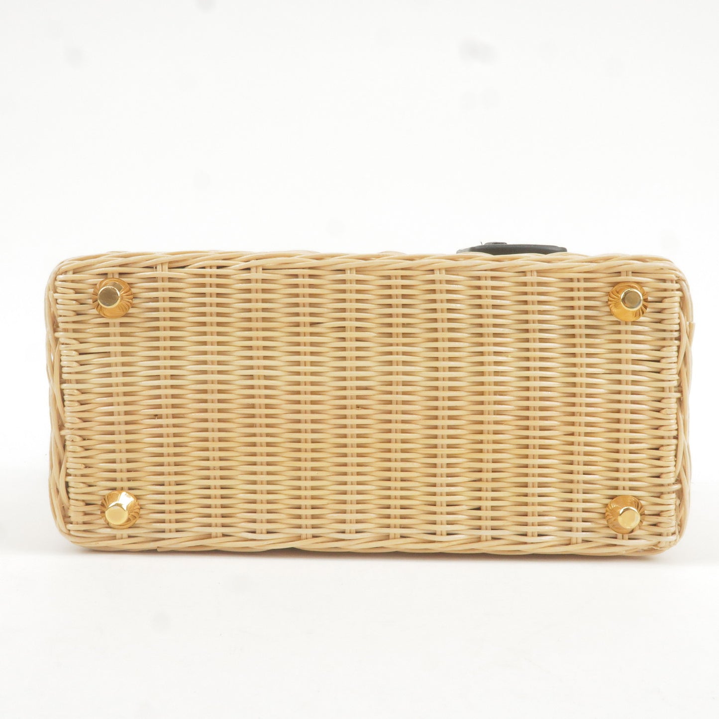 Prada Wicker Clutch Bag