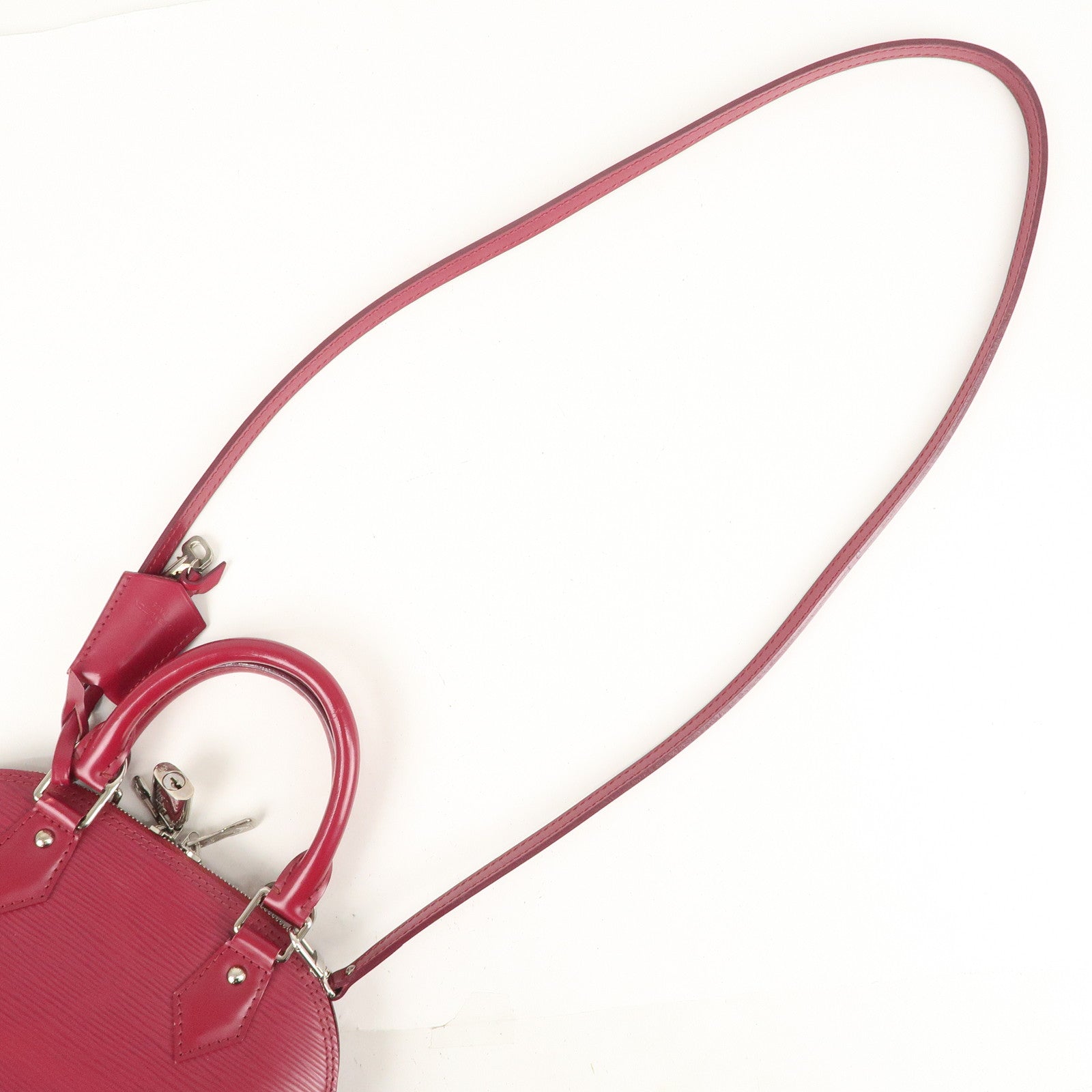 Louis Vuitton Epi Alma BB w/ Strap - Pink Handle Bags, Handbags