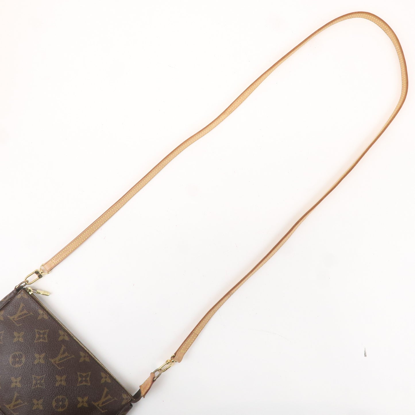 Louis Vuitton Monogram Pochette Accessoires & Strap M51980 J00145