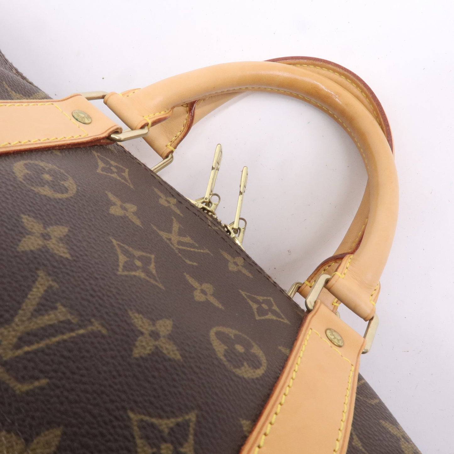 Louis Vuitton Monogram Keep All 55 Boston Bag Brown M41424