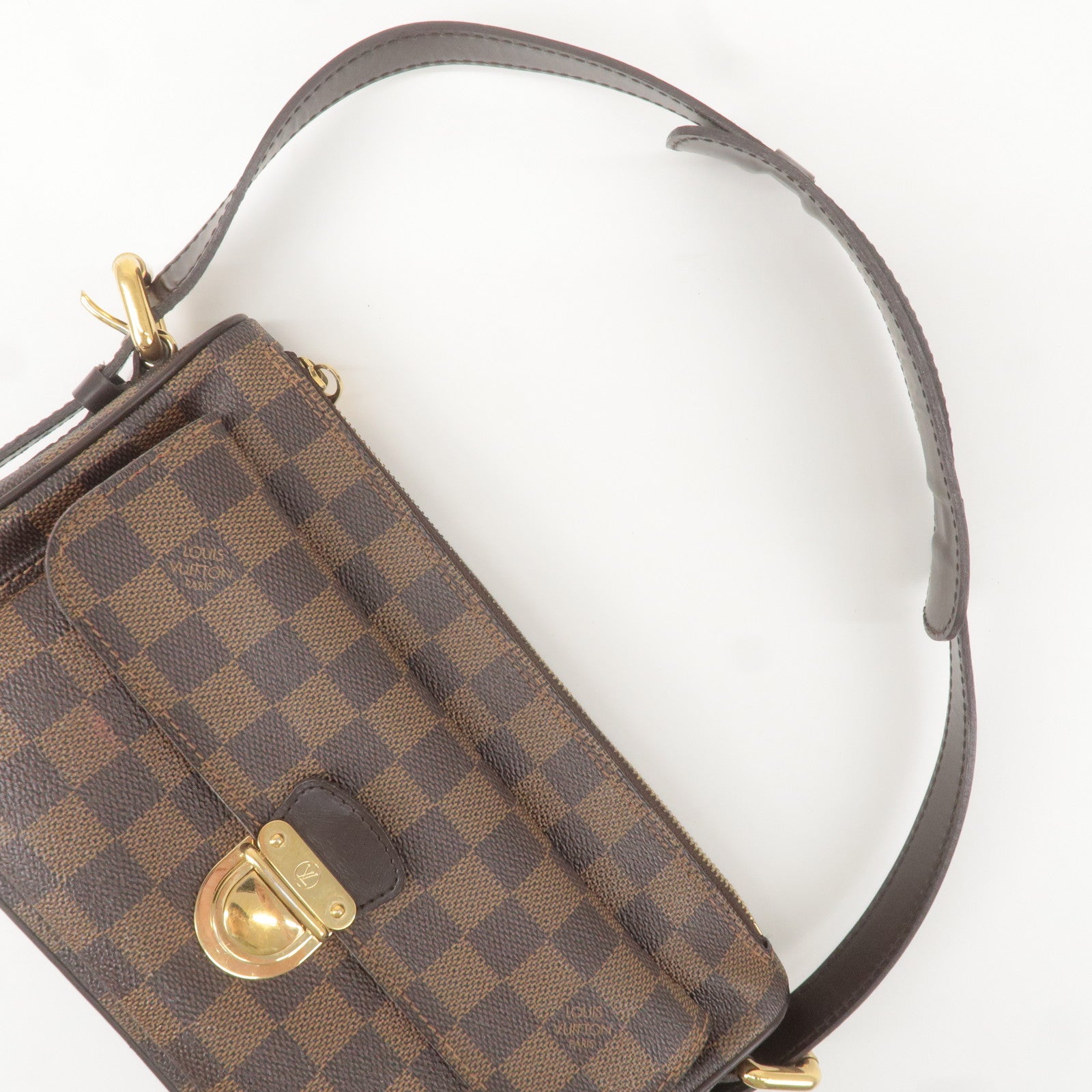 Louis Vuitton Damier Ravello GM Shoulder Bag Brown N60006