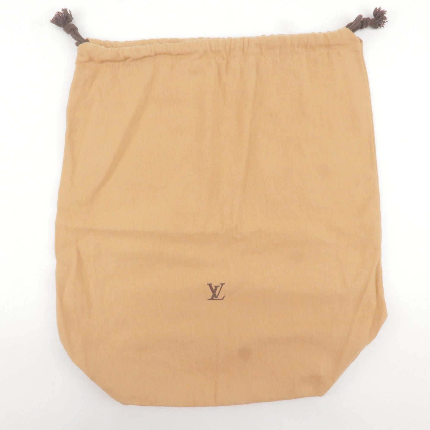 Louis Vuitton Set of 10 Draw String Dust Bag Old Style Brown