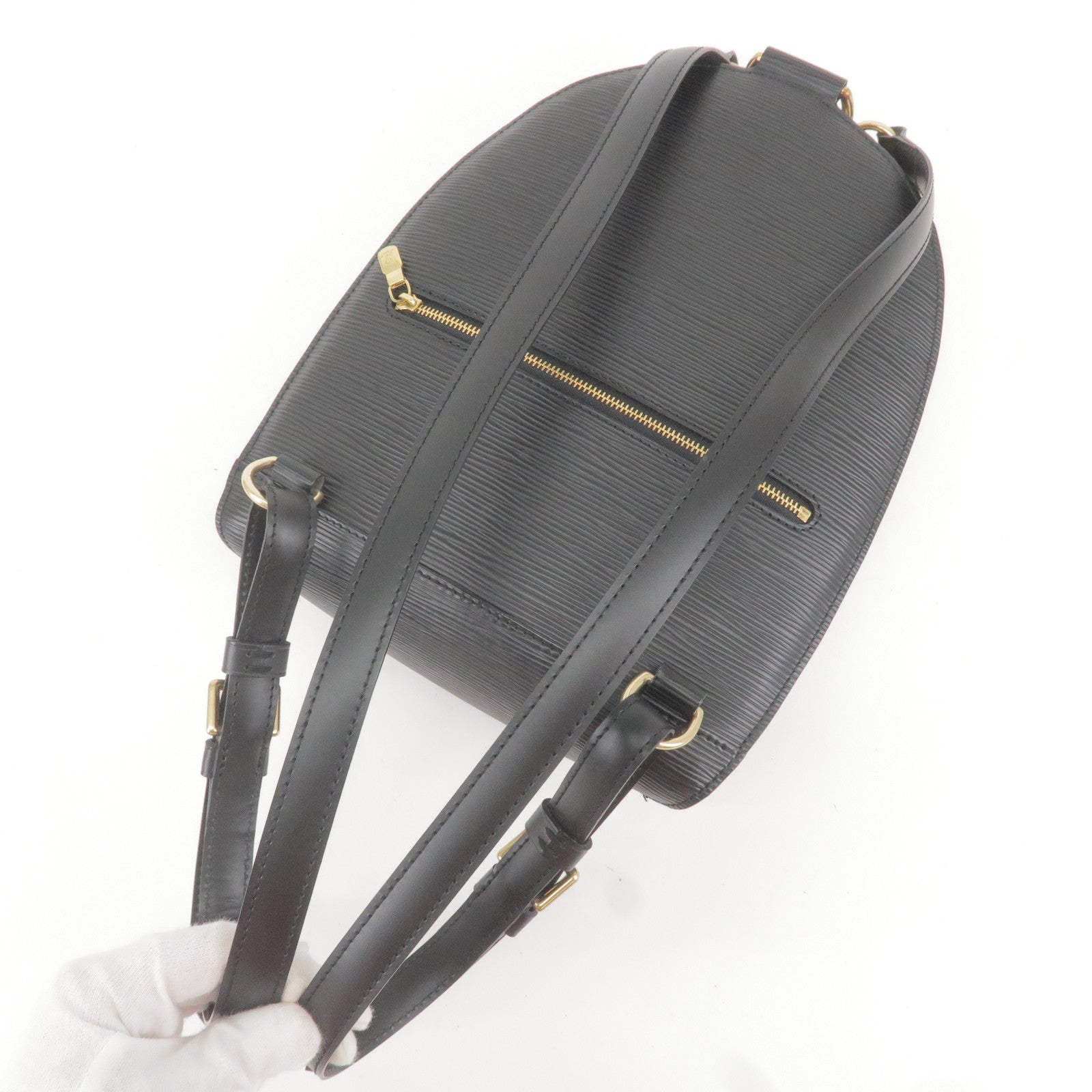 LOUIS VUITTON Epi Mabillon Rucksack Backpack Shoulder Bag Leather Noir  #12260737
