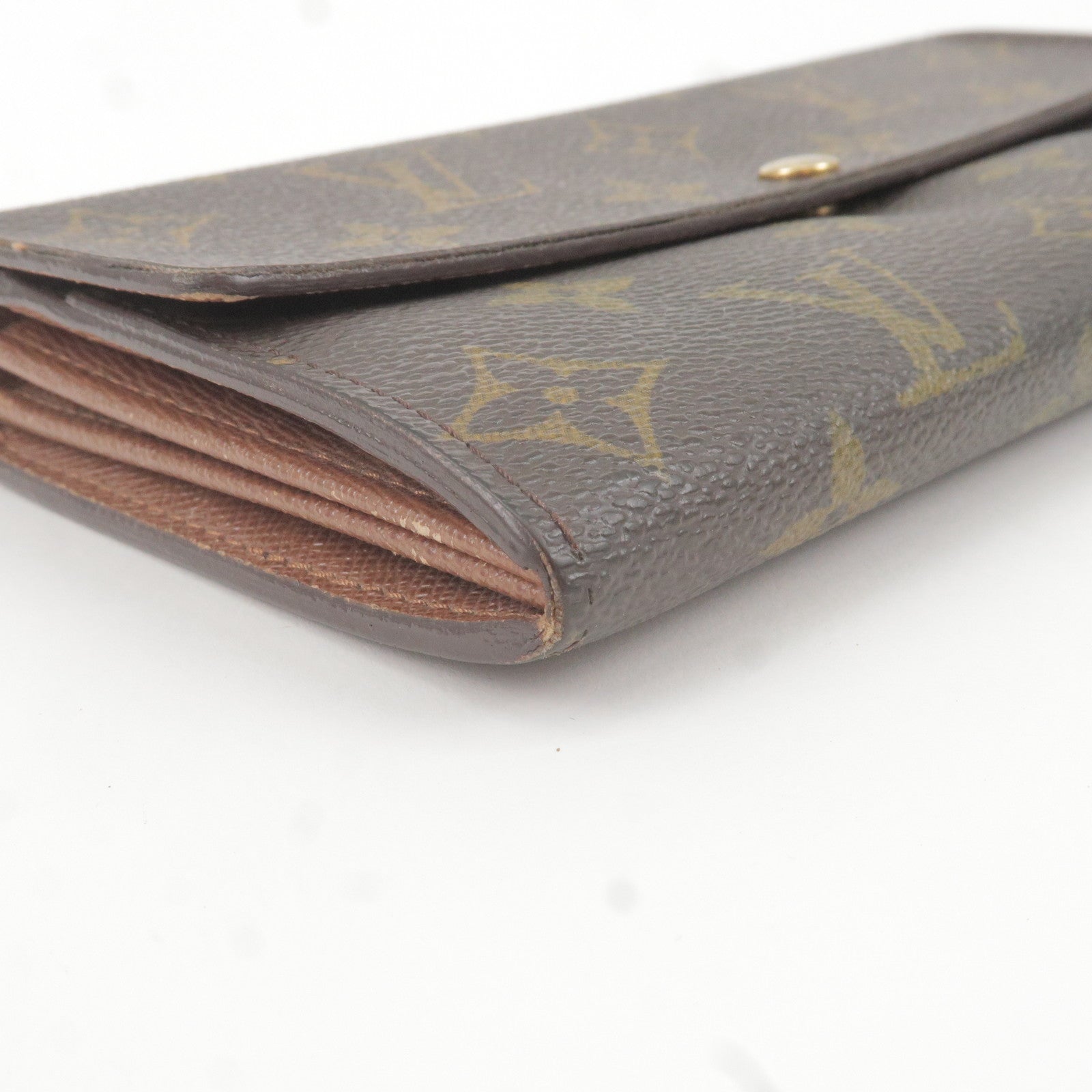 Louis Vuitton Monogram Set of 2 Long Flap Wallet M61725 M61734