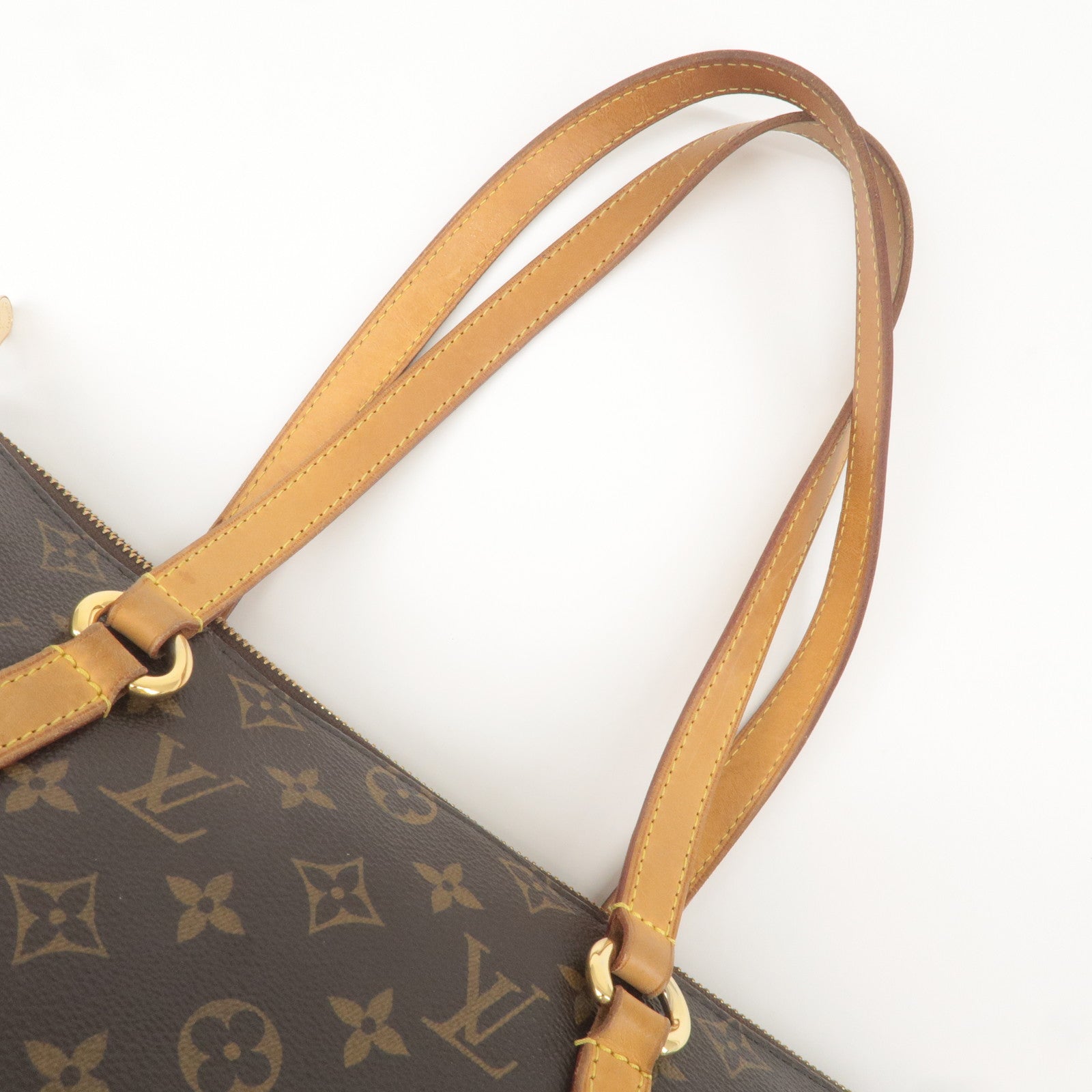 Auth Louis Vuitton Monogram Totally PM Tote Bag Brown M56688 Used