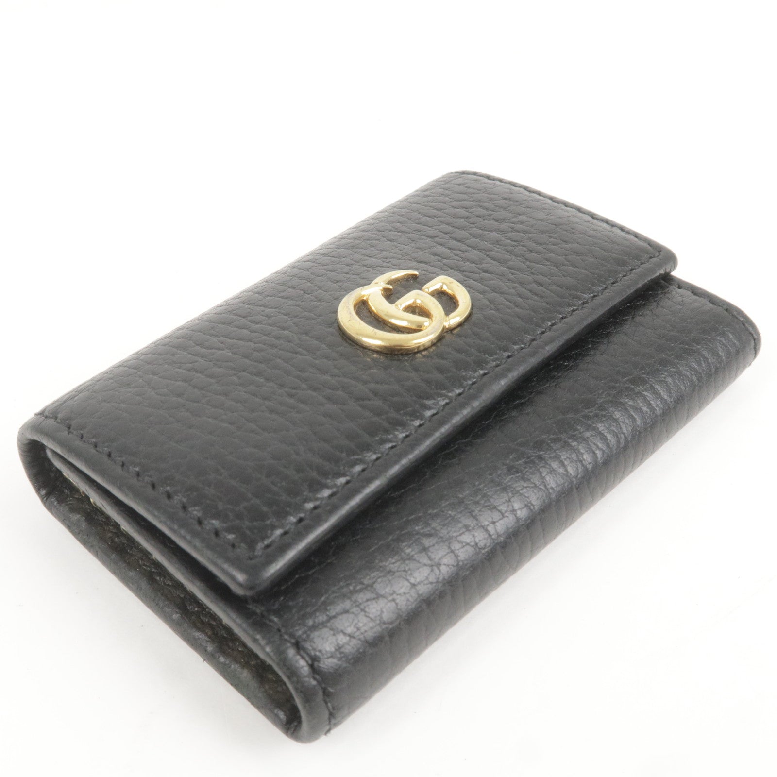 GUCCI-GG-Marmont-Leather-6-Key-Case-Key-Holder-Black-456118 –  dct-ep_vintage luxury Store