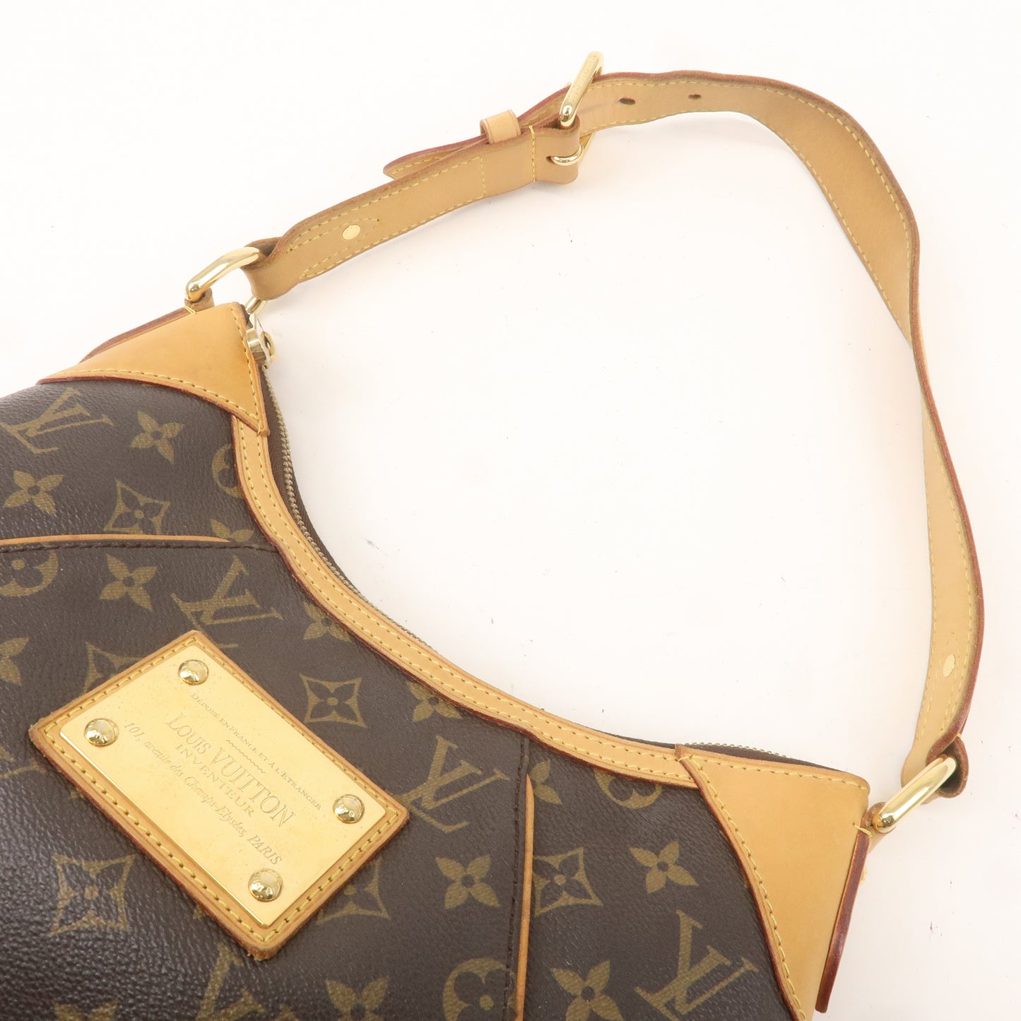 Louis Vuitton Monogram Thames PM Shoulder Bag Brown M56384