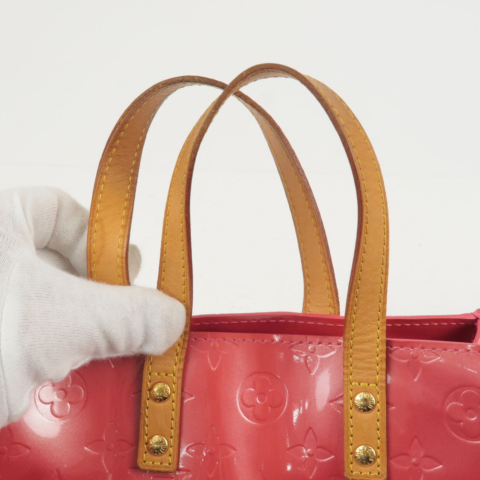 Louis Vuitton Pink Vernis Monogram Handbag Set