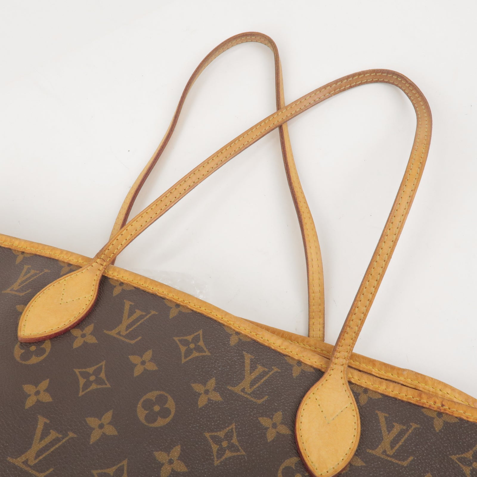 Louis Vuitton - Neverfull mm - Monogram Canvas - Beige - Women - Handbag - Luxury