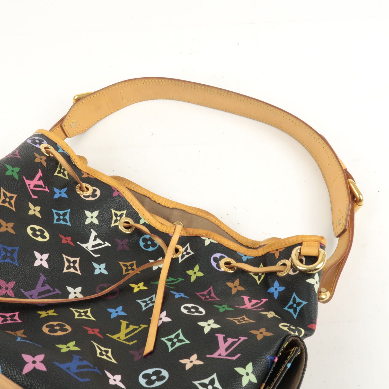 Authentic Louis Vuitton Petit Noe Bag Multicolor Noir, Women's