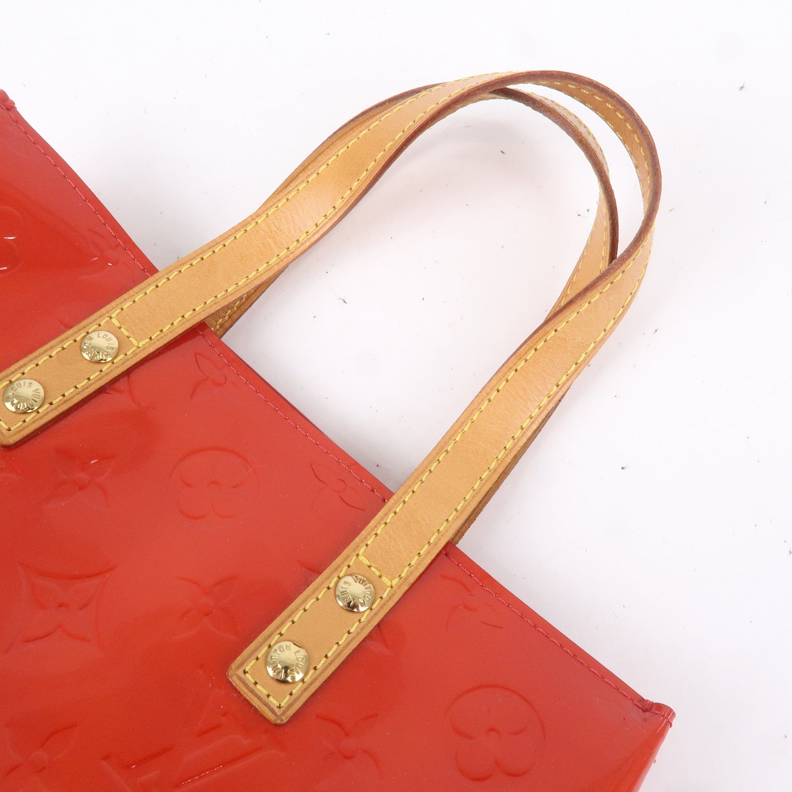 Louis Vuitton, Bags, Louis Vuitton Real Vernis Small Red Tote