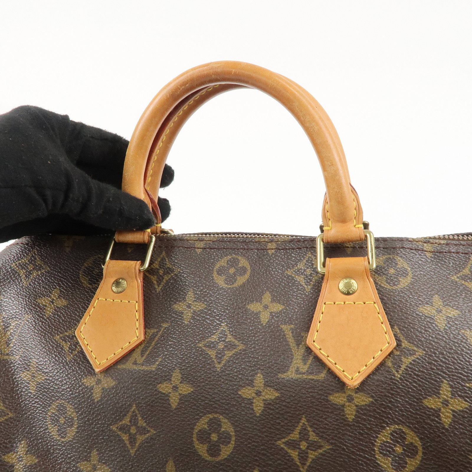 Louis Vuitton Monogram Speedy 30 Hand Bag Boston Bag M41526