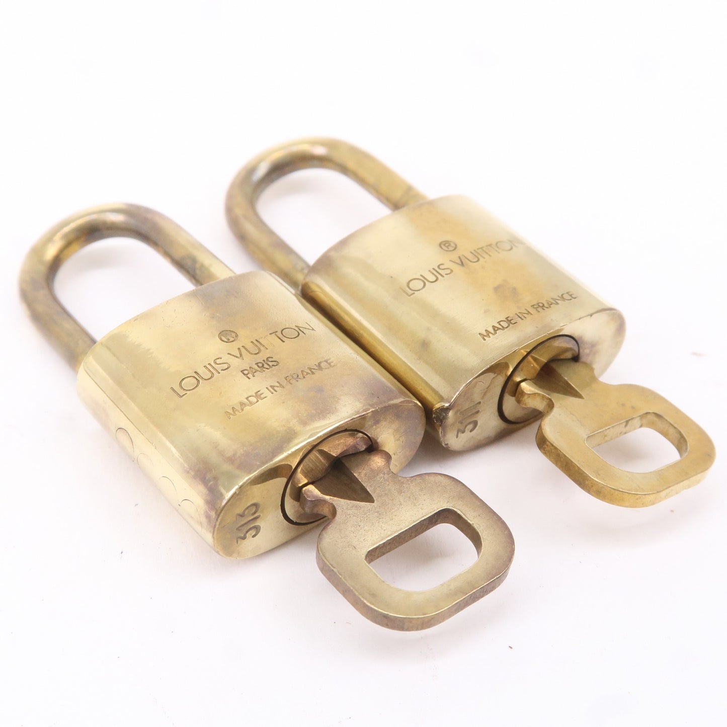 Louis Vuitton Padlock and One Key 313 Lock With Box Brass 