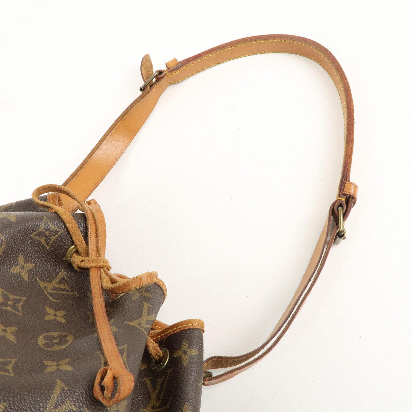 Louis Vuitton Monogram Petit Noe Shoulder Bag Brown M42226