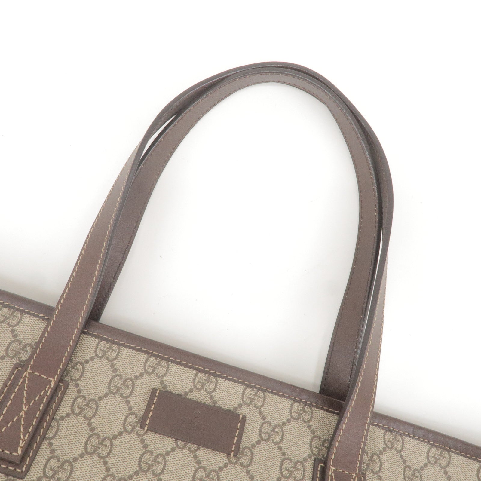 GUCCI-GG-Supreme-Leather-Tote-Bag-Beige-Brown-211138 – dct-ep_vintage luxury  Store