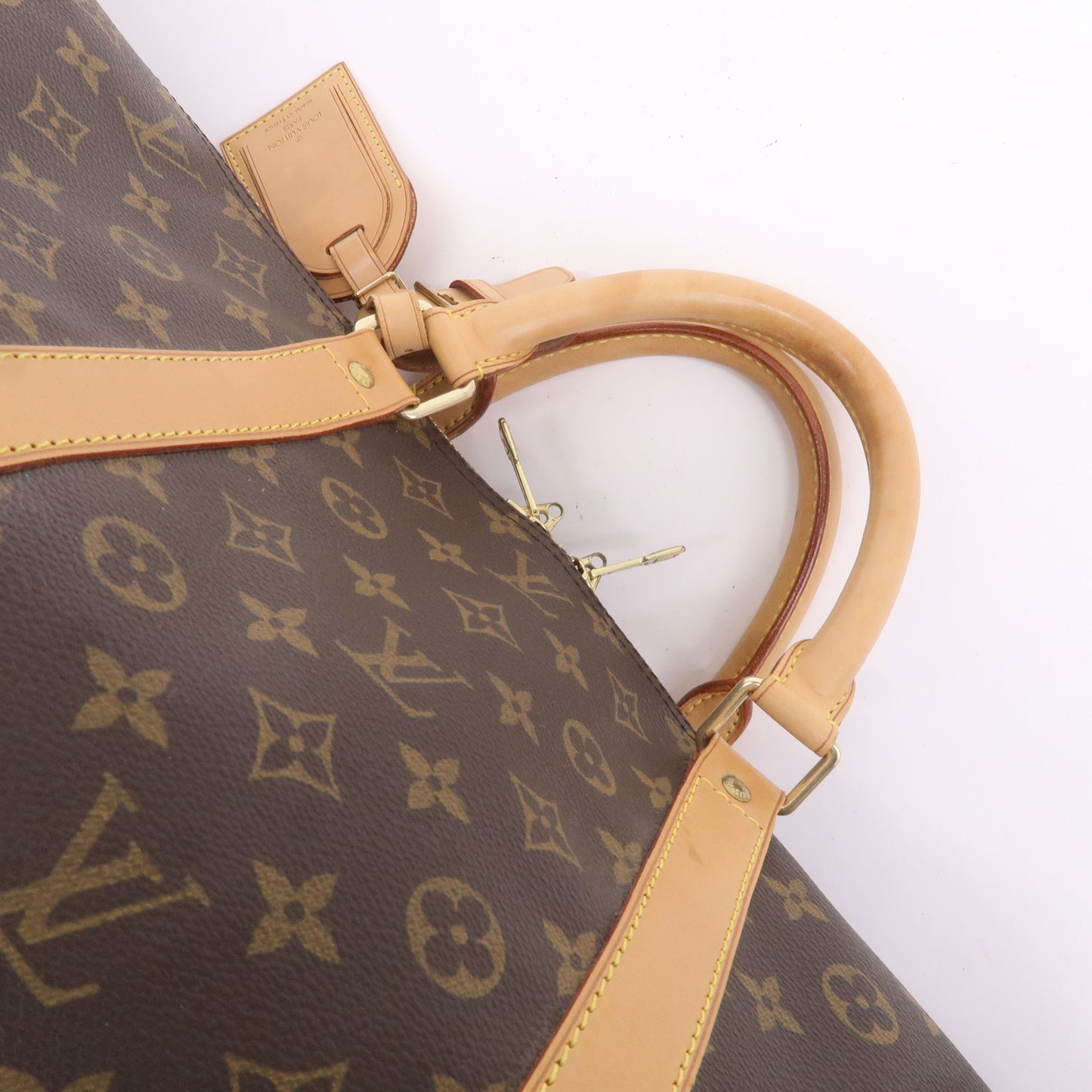 Louis Vuitton Monogram Keep All 60 Boston Bag Brown M41422