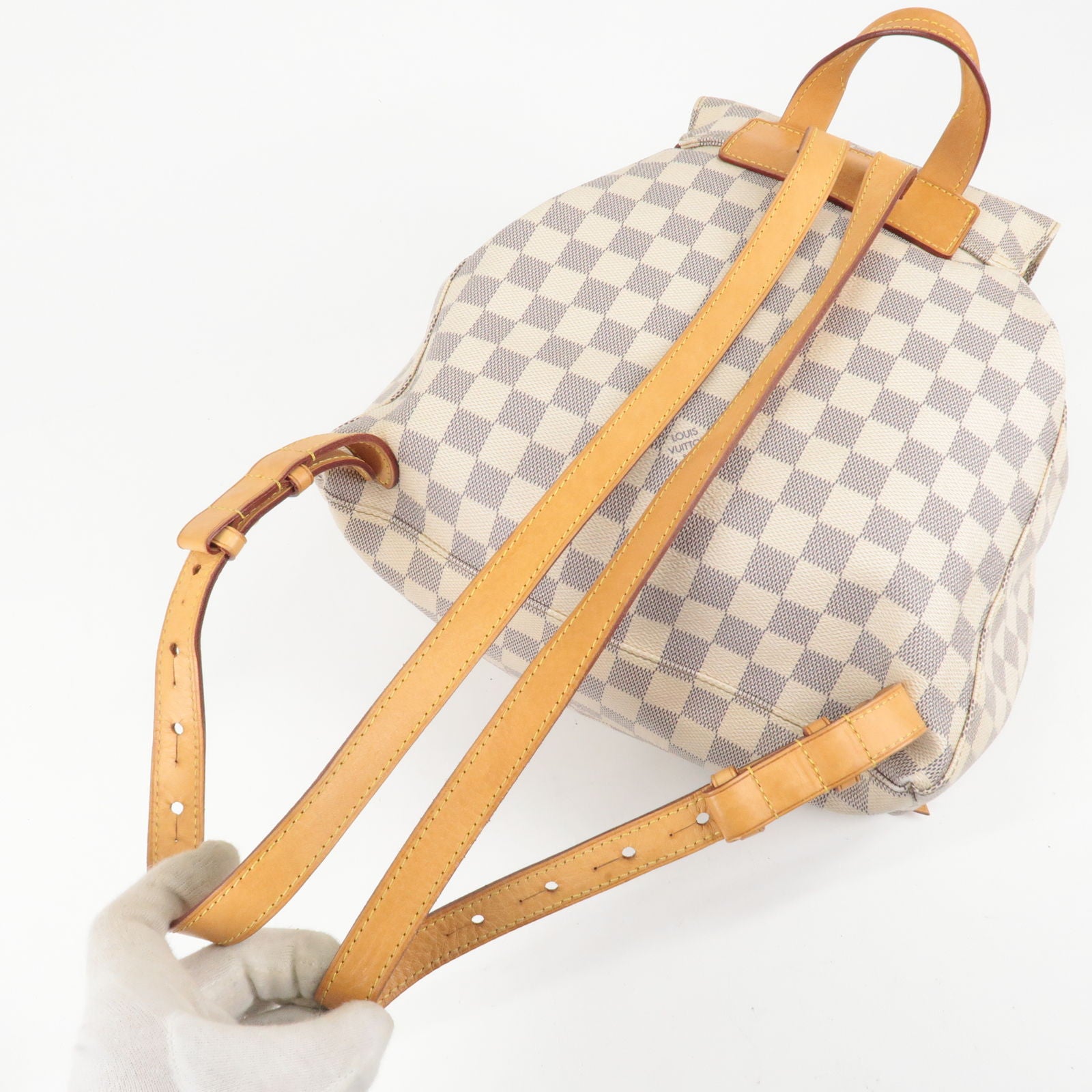 LOUIS VUITTON Damier Azur Speron Backpack N41578 LV Auth bs2469 ref.690381  - Joli Closet