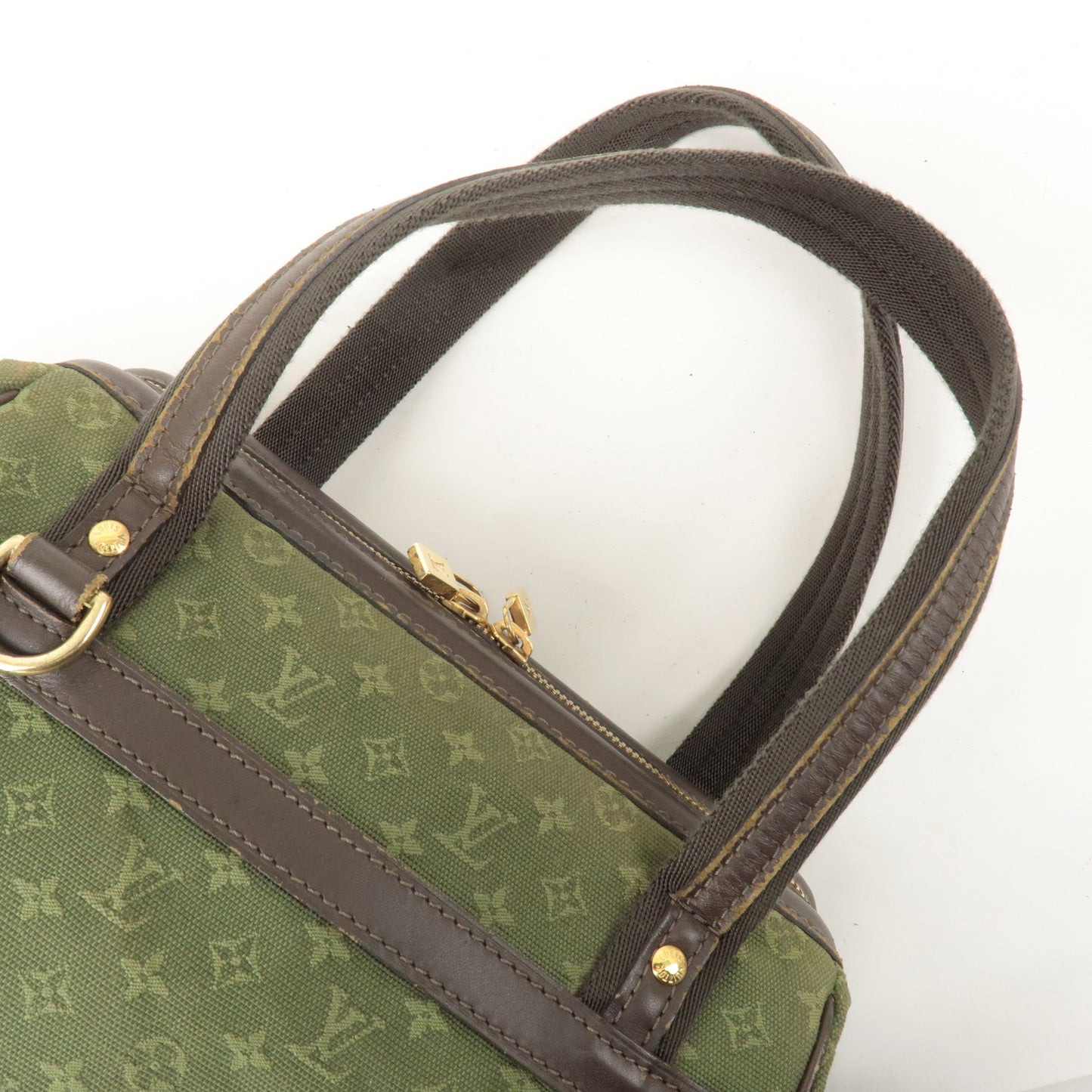 Louis Vuitton Monogram Mini Josephine Hand Bag Khaki M92415