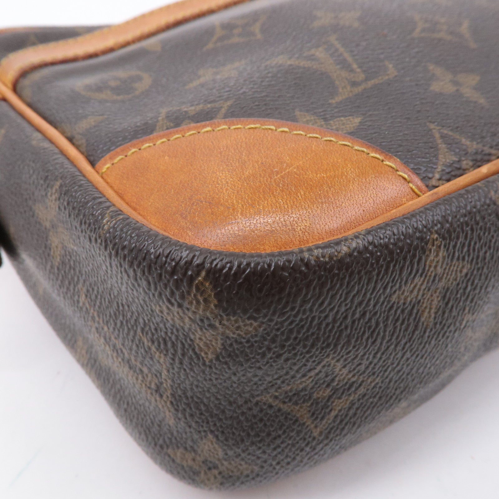 Authentic Louis Vuitton Monogram Compiegne 28 Clutch Hand Bag M51845 Junk  2027F
