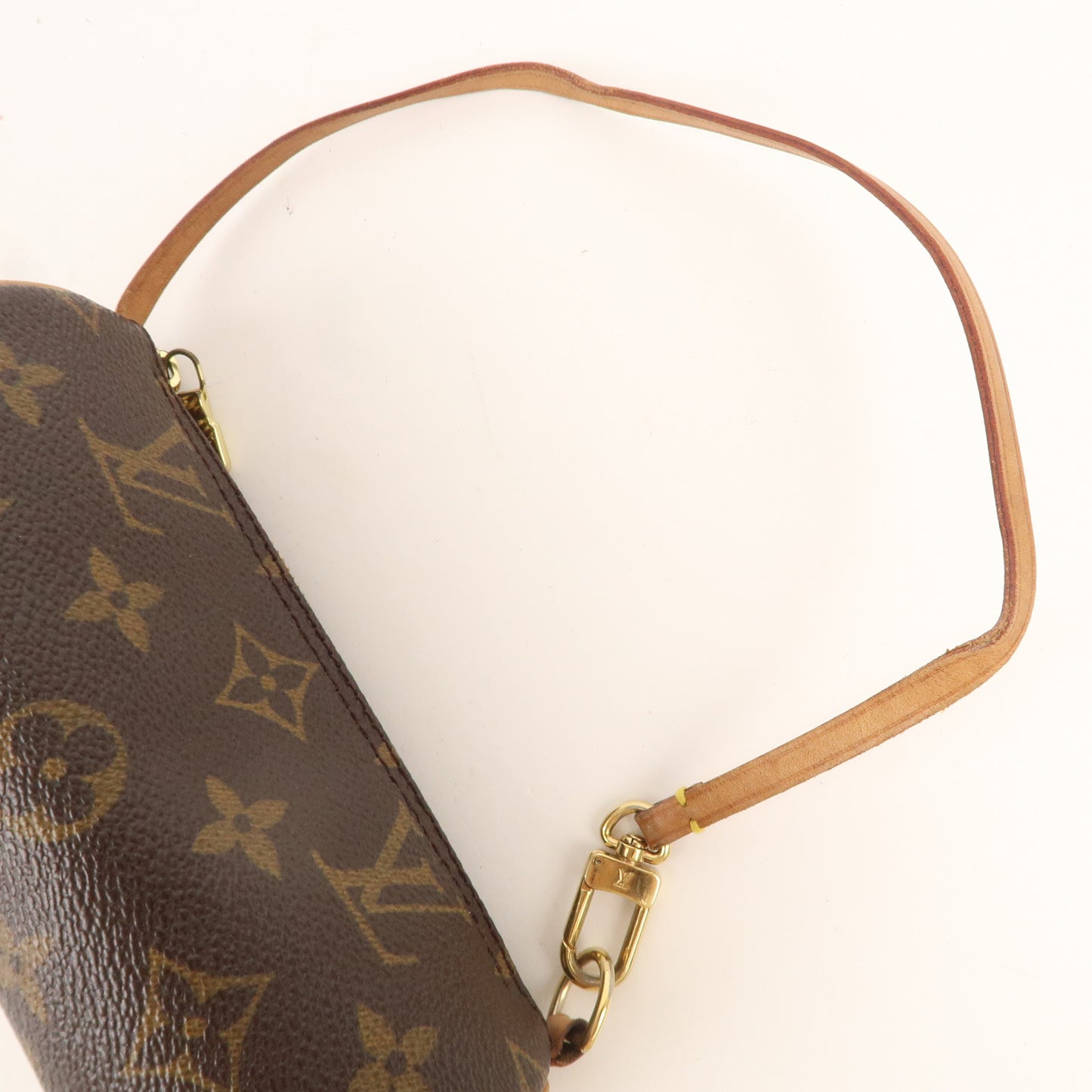 Louis Vuitton Monogram Mini Pouch for Papillon Bag Brown