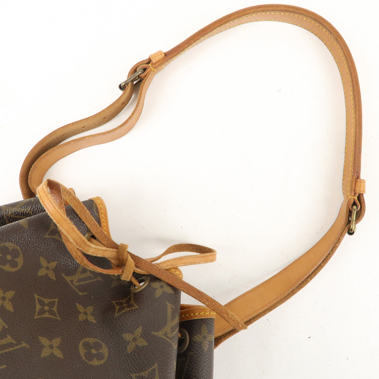 Louis Vuitton Monogram Petit Noe Shoulder Bag Brown M42226