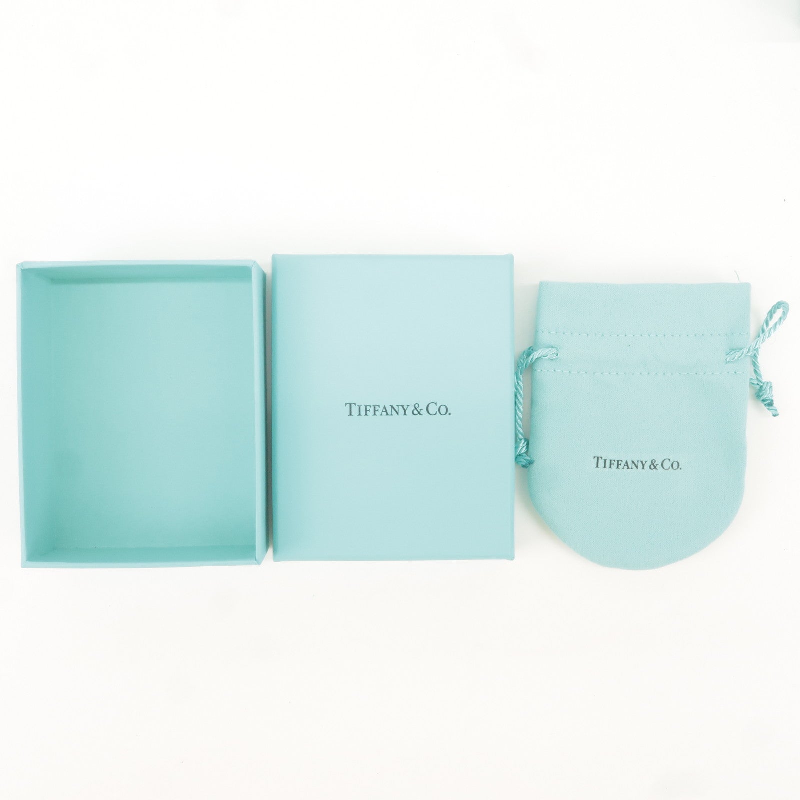 Tiffany&Co. Set of 8 Jewelry Box Drawstring Bag Tiffany Blue