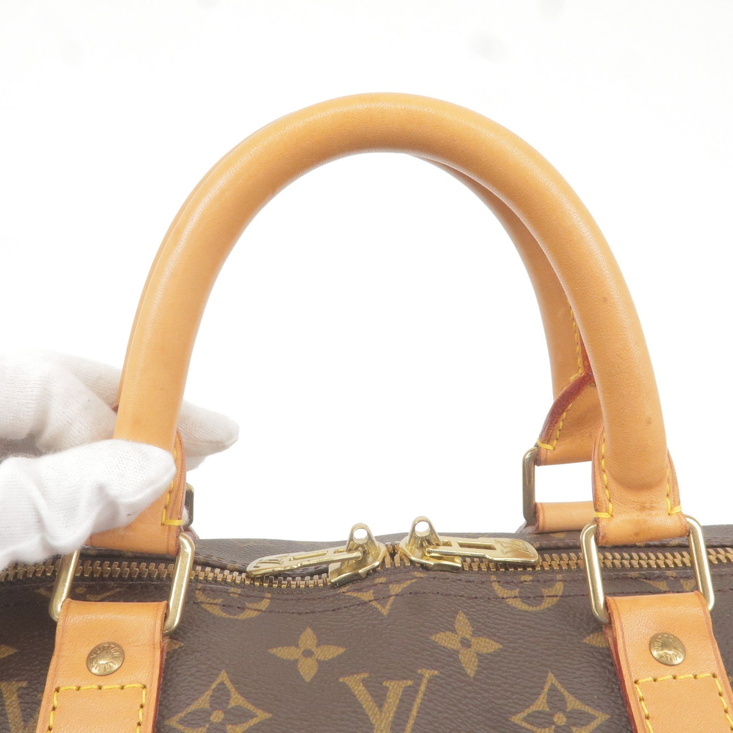Louis Vuitton Monogram Keep All 55 Boston Bag Brown M41424