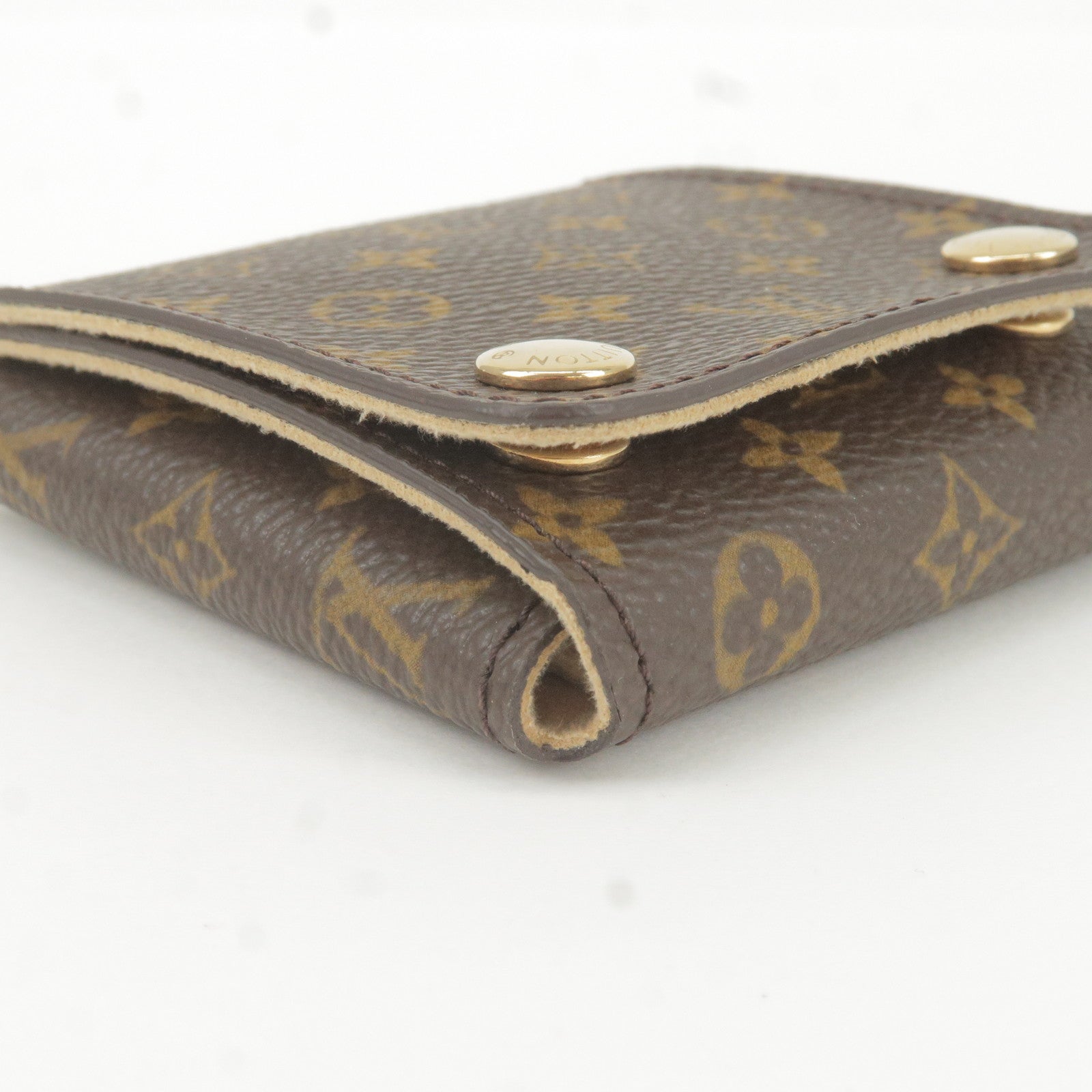 Louis Vuitton folding jewelry case monogram with box SN0074