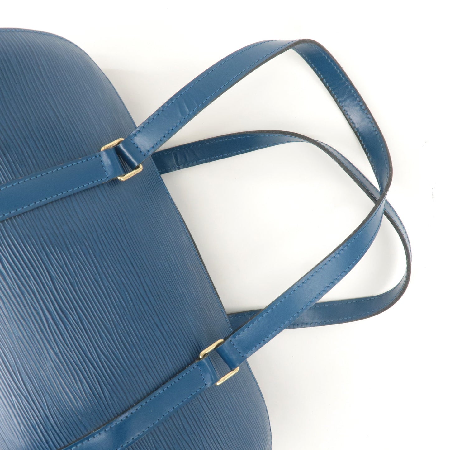 Louis Vuitton Epi Soufflot Shoulder Bag Hand Bag Blue M52222