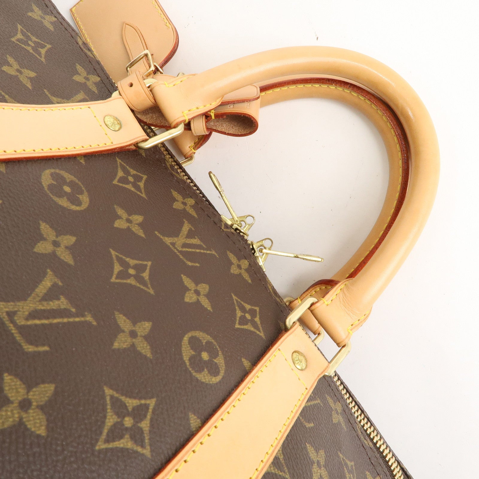 Louis-Vuitton-Monogram-Keep-All-55-Boston-Bag-Brown-M41424 – dct