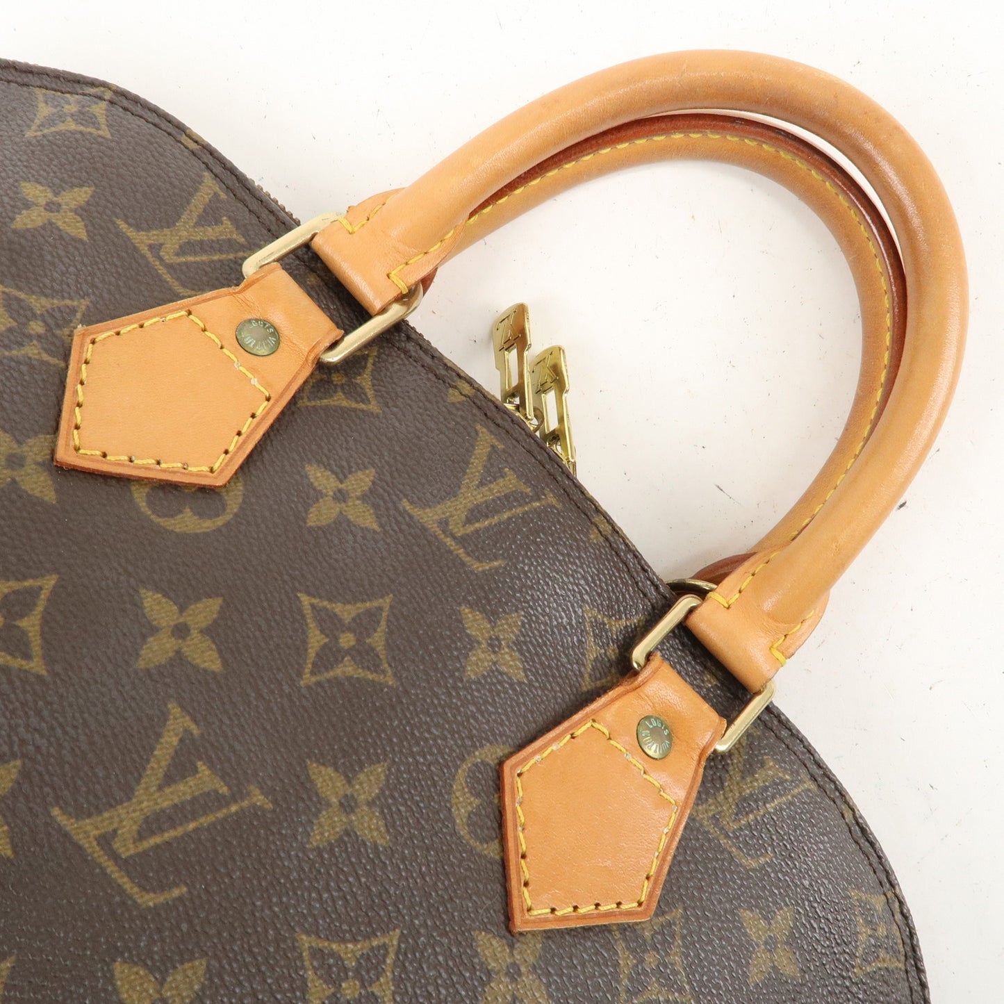 Louis Vuitton Monogram Alma Hand Bag Brown M51130