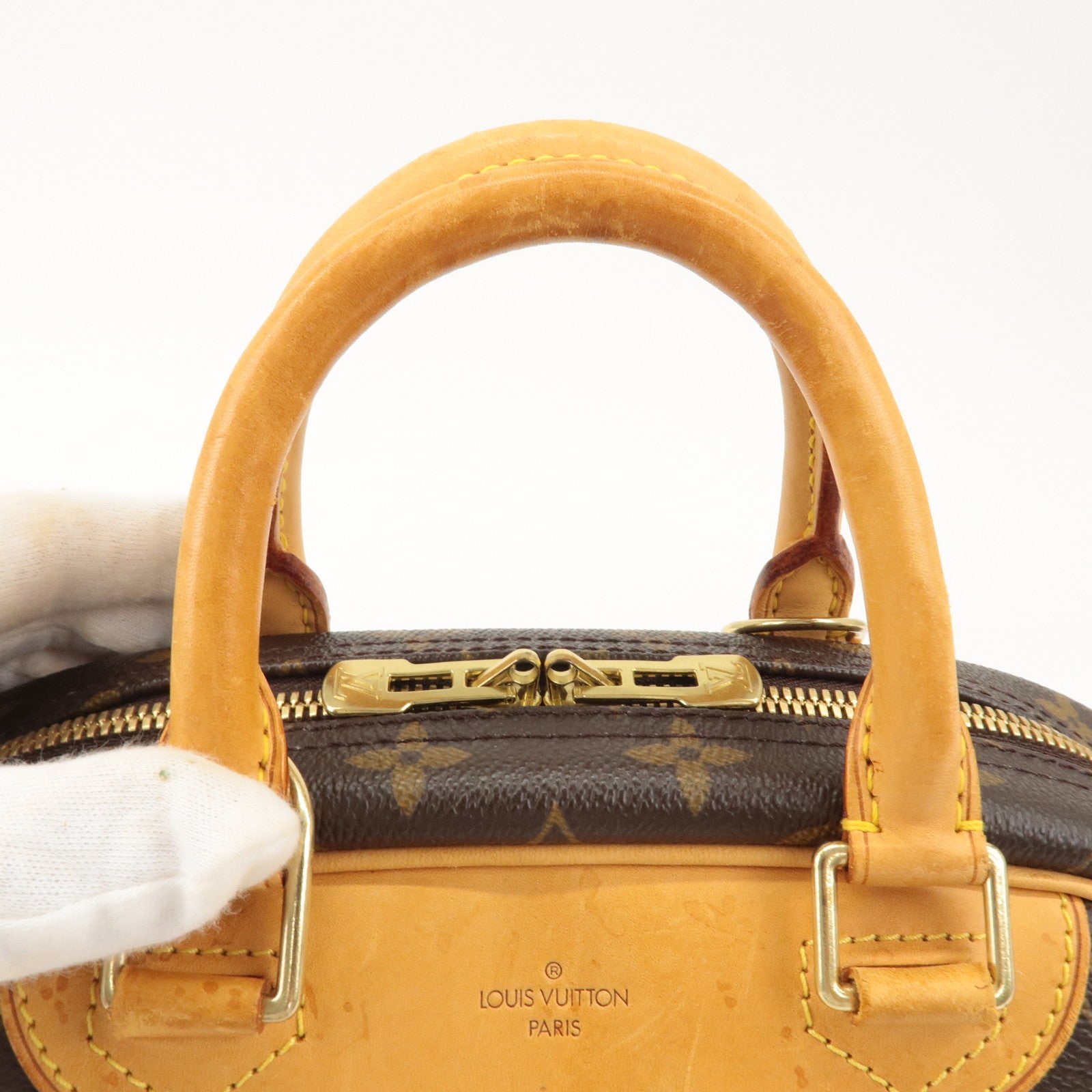 Louis-Vuitton-Monogram-Trouville-Hand-Bag-Brown-M42228 – dct