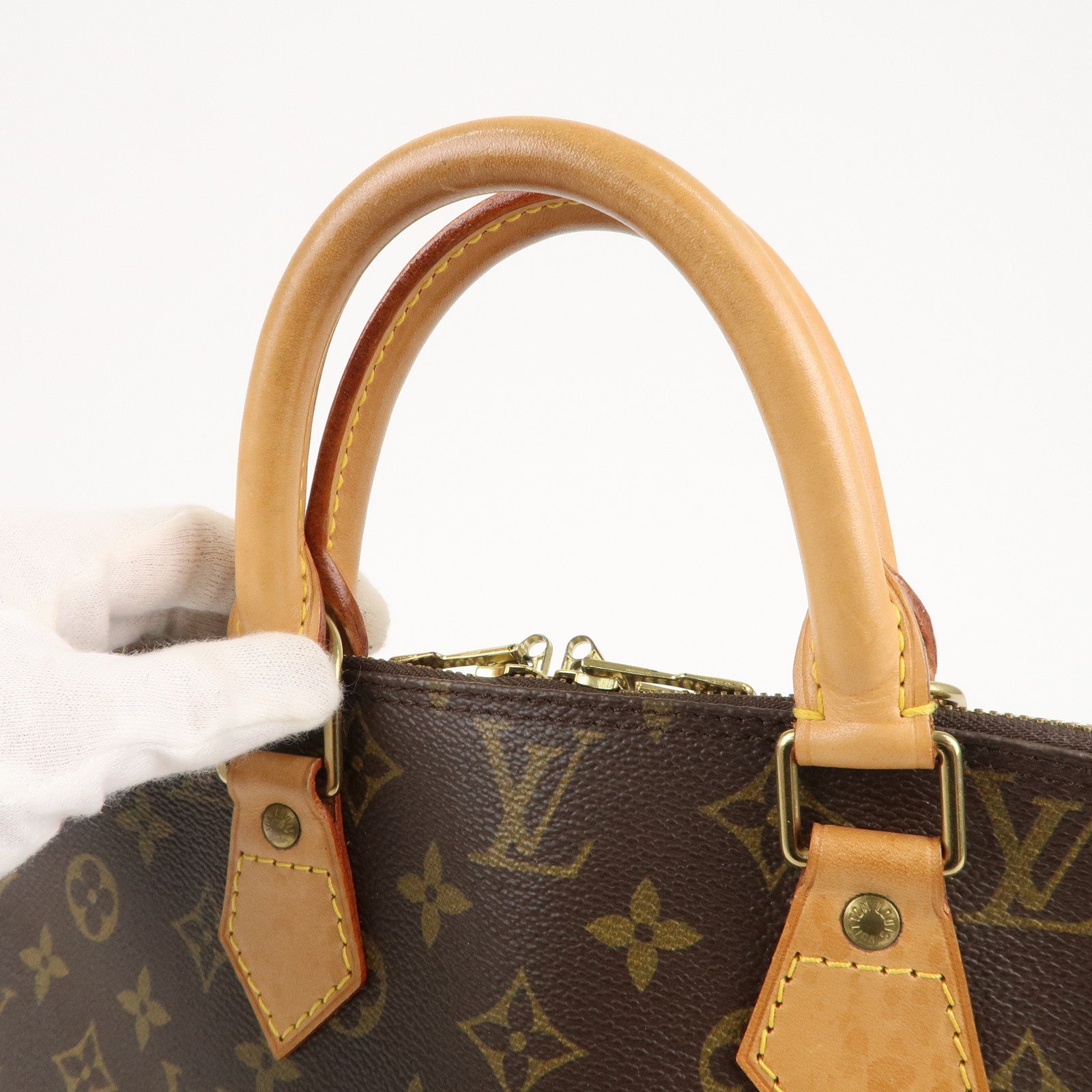 Louis Vuitton Alma M51130 Brown Monogram Hand Bag 11560