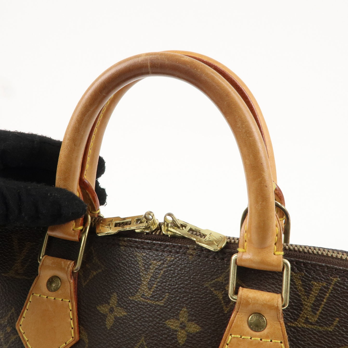 Louis Vuitton Monogram Alma Hand Bag Brown M51130