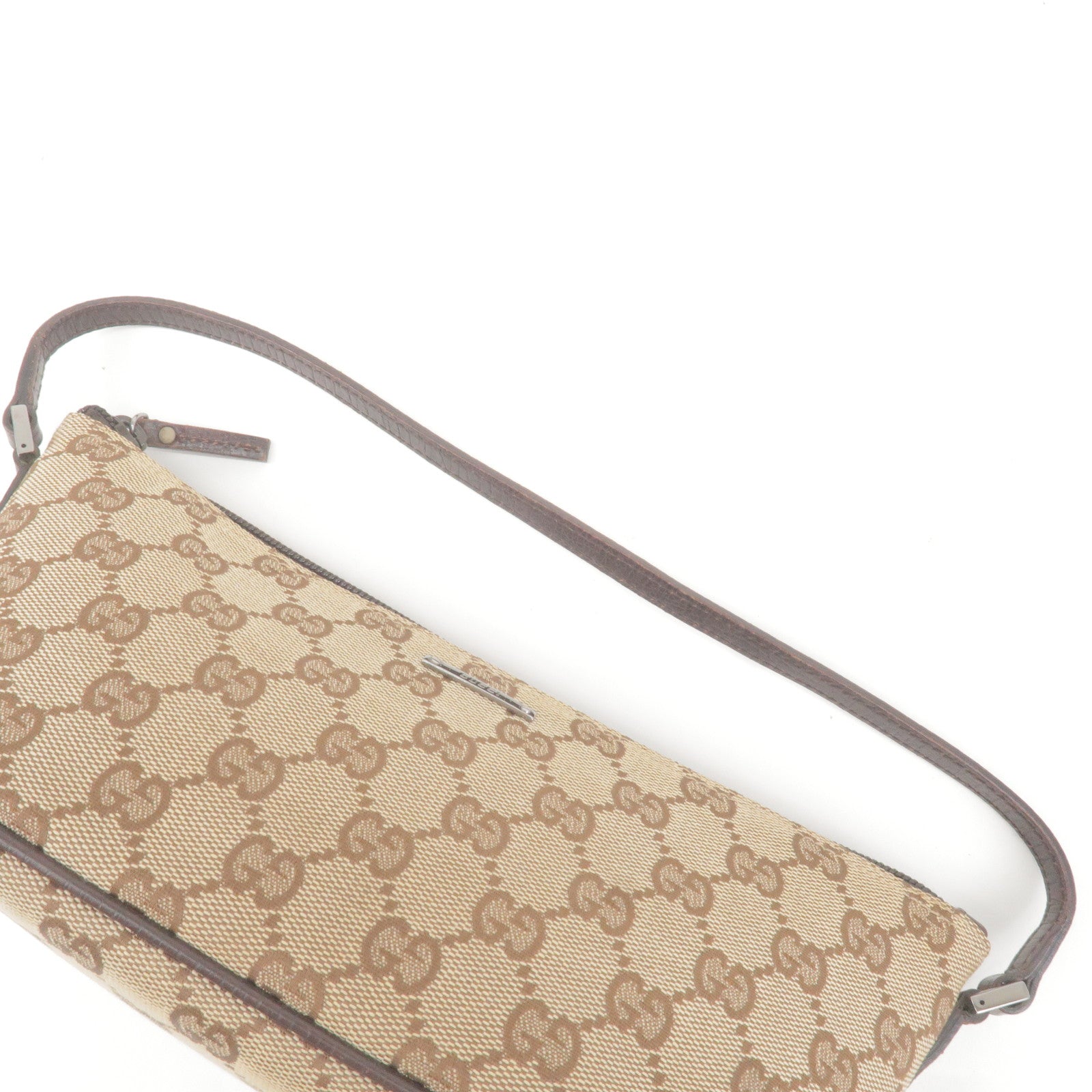 GUCCI-Boat-Bag-GG-Canvas-Leather-Hand-Bag-Pouch-Beige-Brown-07198 –  dct-ep_vintage luxury Store
