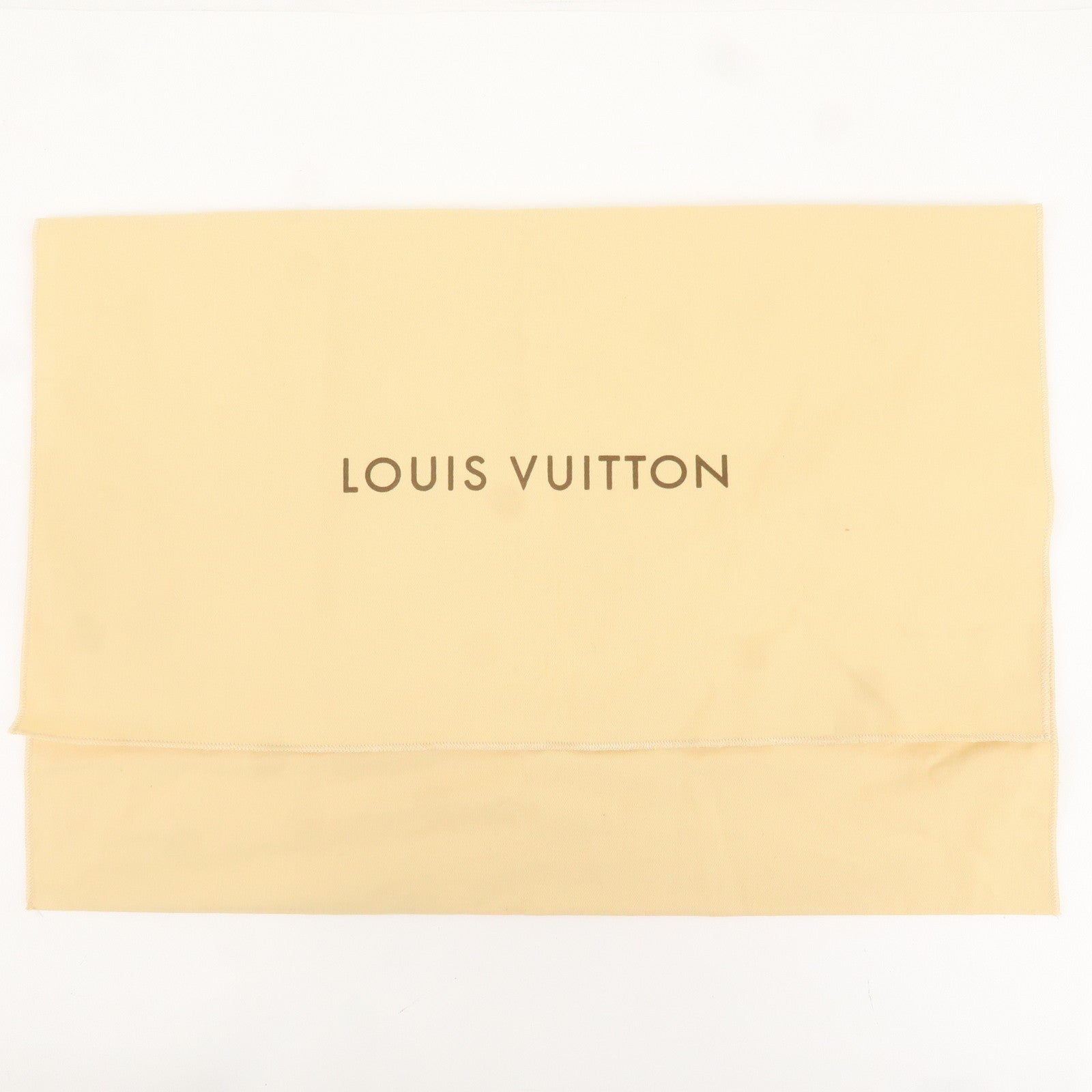 Louis Vuitton Set of 10 Dust Bag Flap Style Beige