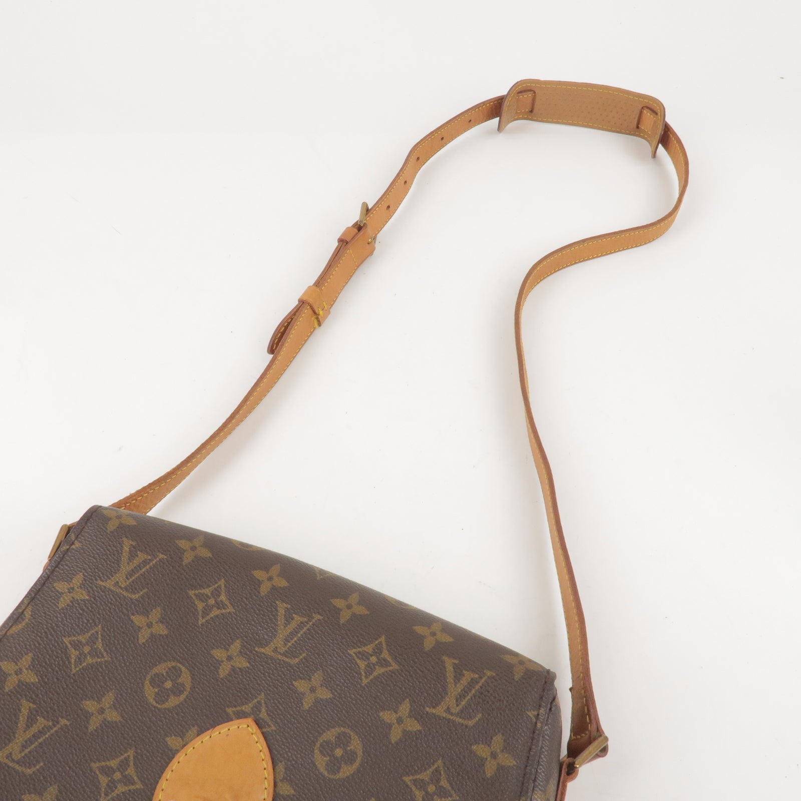 Louis Vuitton Bagatelle Beige Leather Shoulder Bag (Pre-Owned)