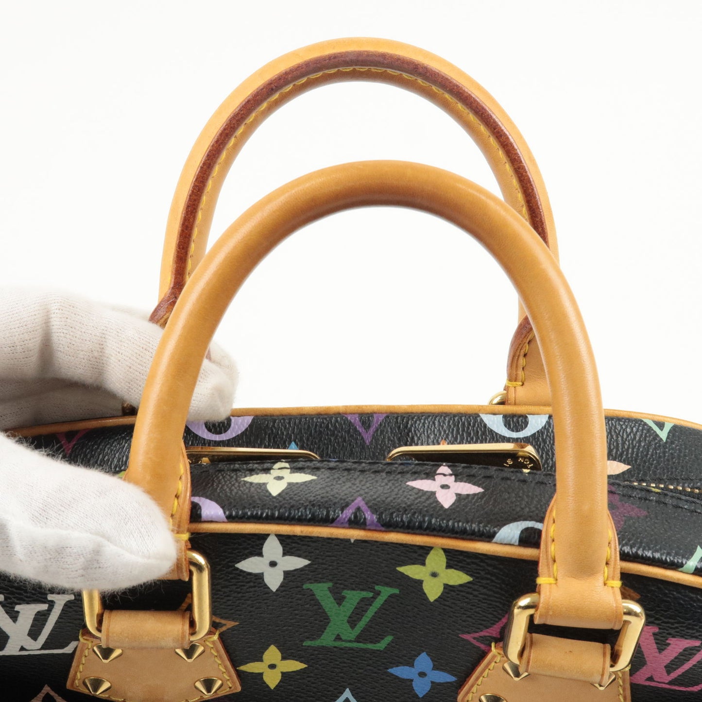 Louis Vuitton Monogram Multi Color Trouville Hand Bag M92662