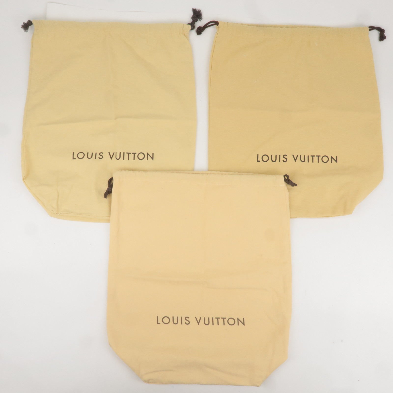 Set-of-10-Louis-Vuitton-Storage-Bag-Dust-Bag-Drawstring-Beige –  dct-ep_vintage luxury Store