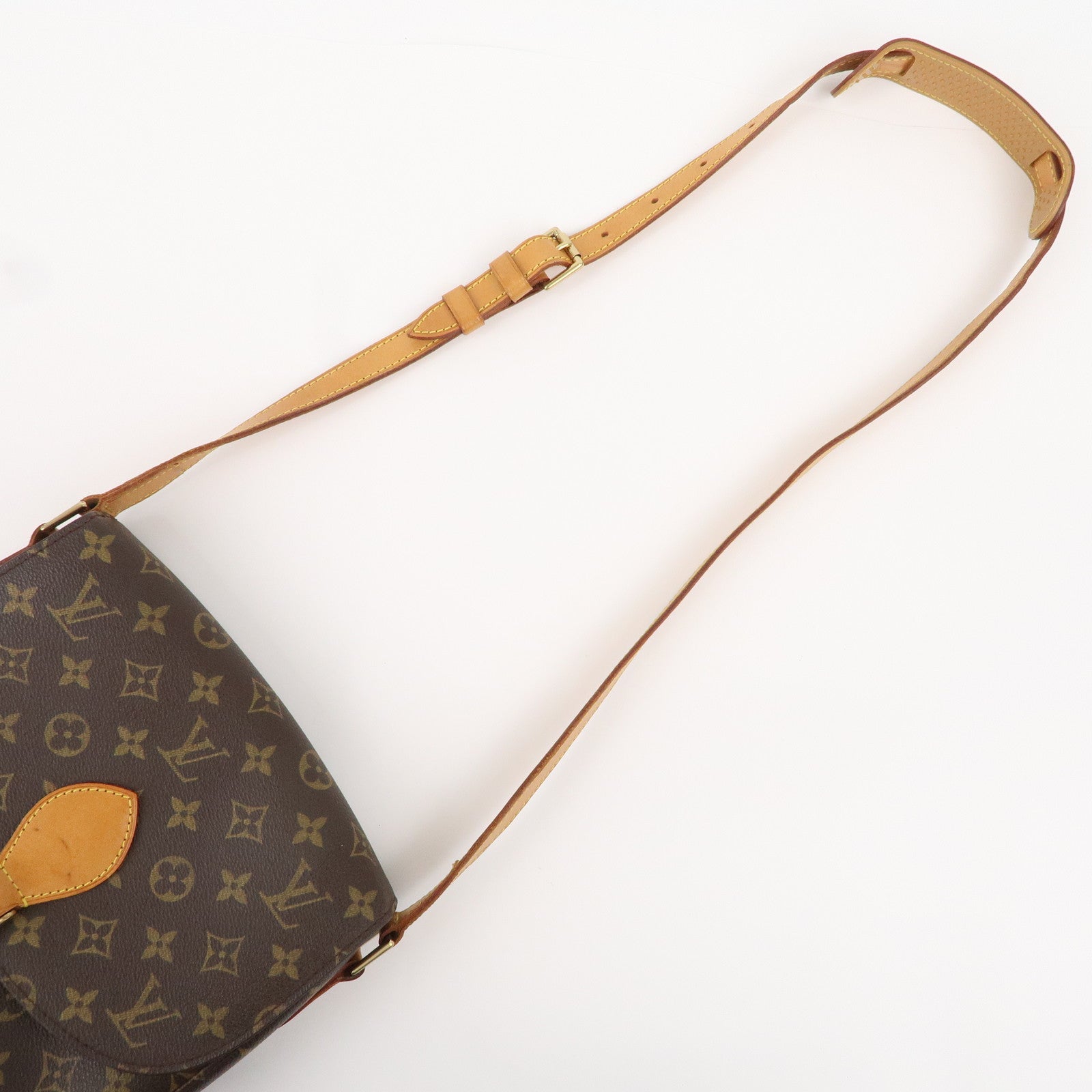 LOUIS VUITTON LV Saint Cloud GM Shoulder Bag Epi Leather Green