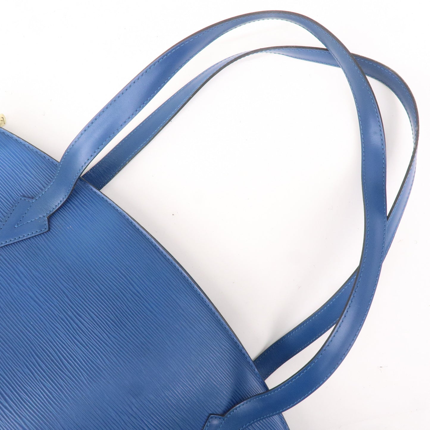 Louis Vuitton LV Saint Jacques Handbag Blue EPI Leather Bag M52265