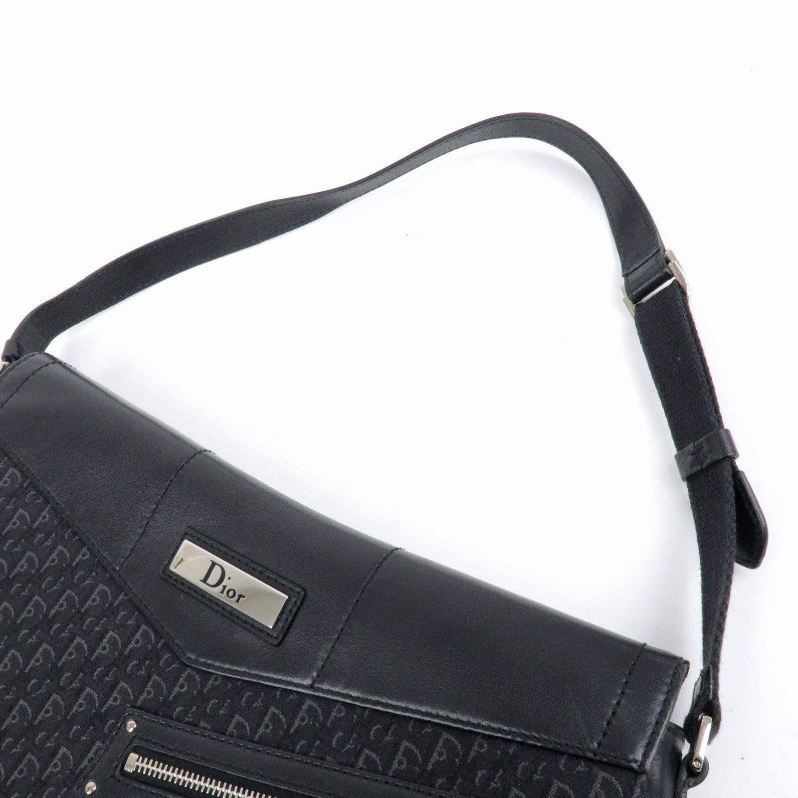 Leather crossbody bag Dior Black in Leather - 35977559