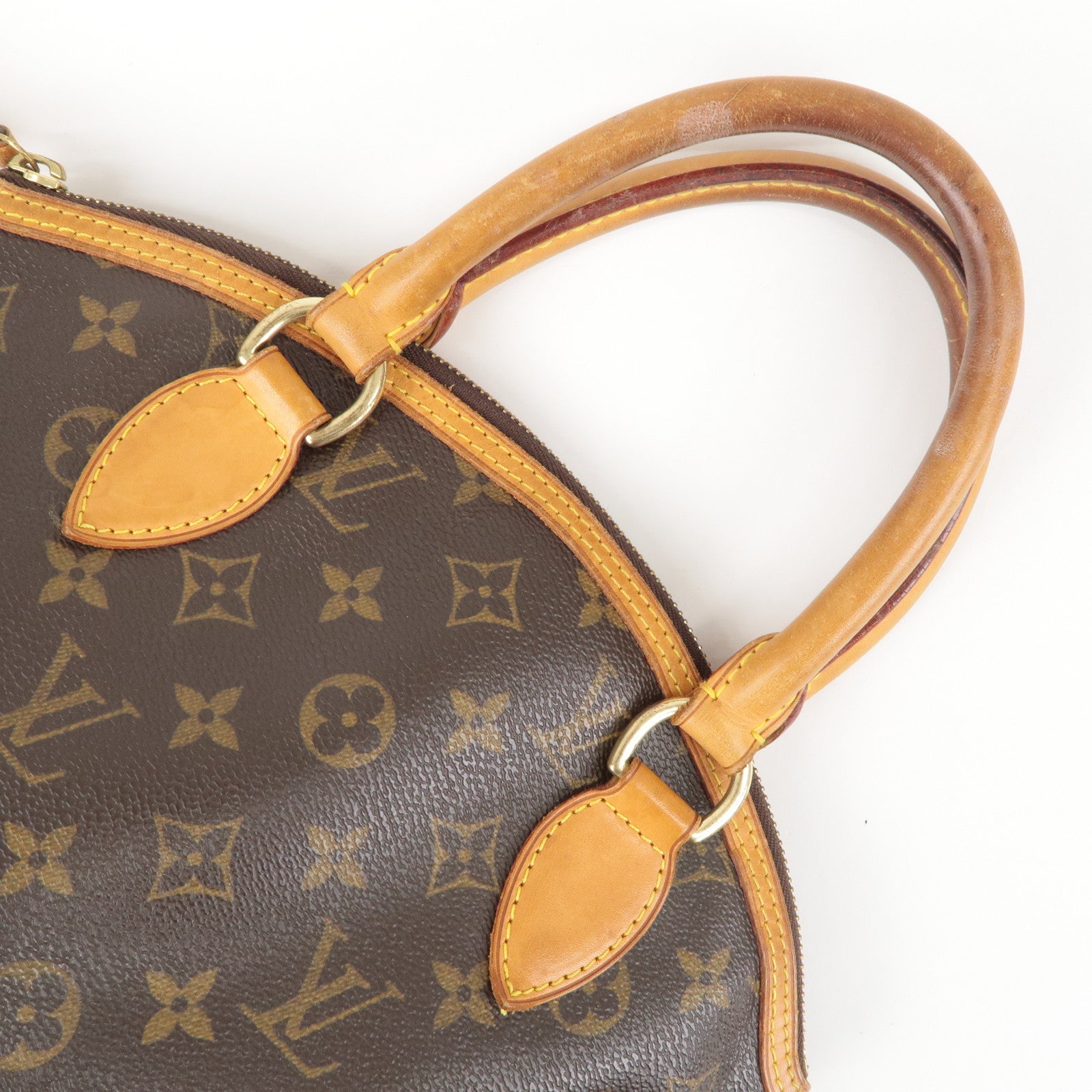 Louis Vuitton Lockit Tote Bag handbag Hand Bag Monogram Brown M40102 Women