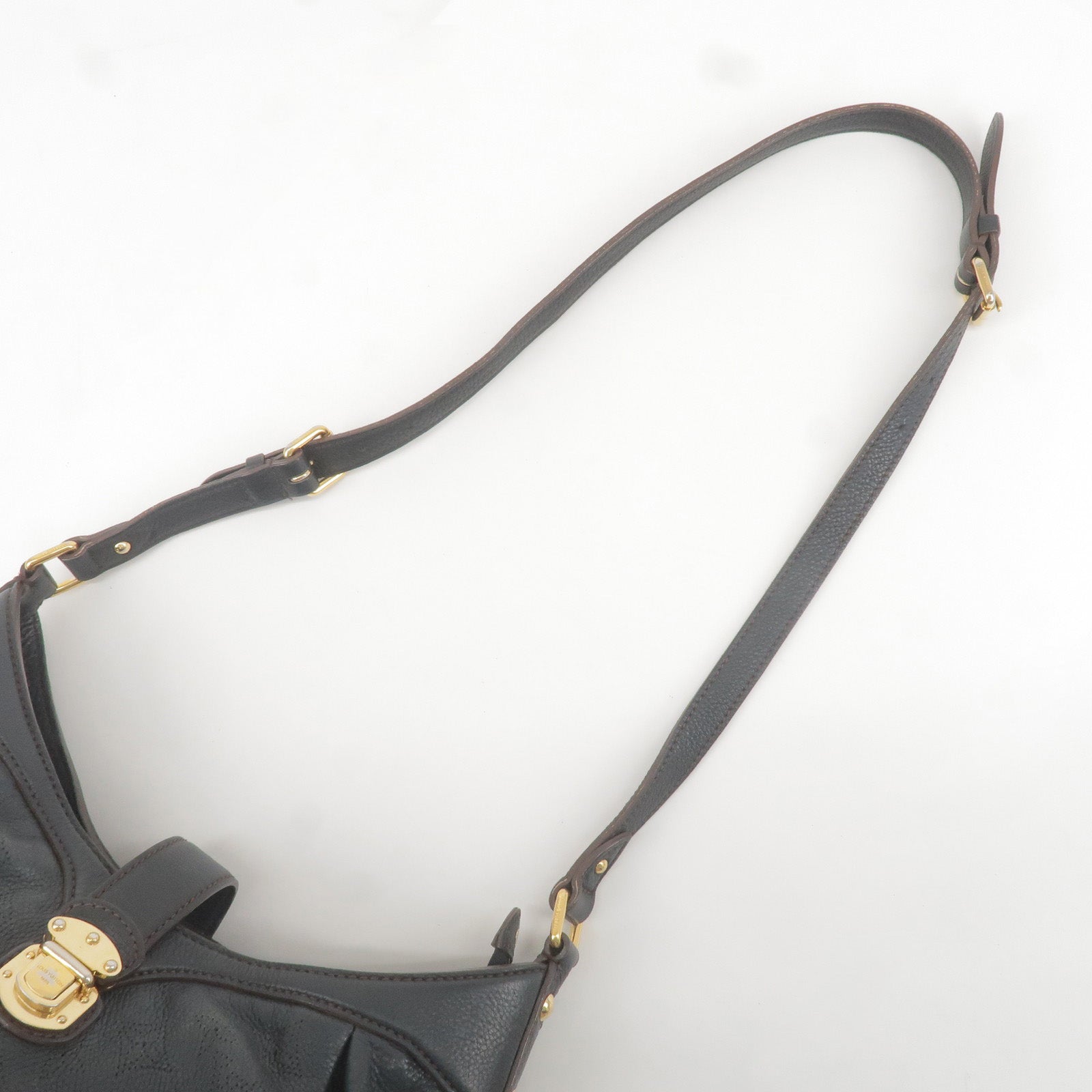 Black Louis Vuitton Monogram Mahina XS Crossbody Bag