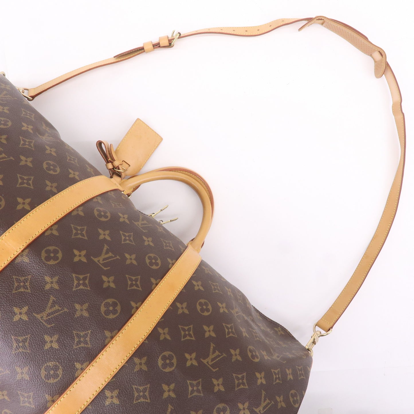 Louis Vuitton Monogram Keep All Bandouliere 60 Bag M41412