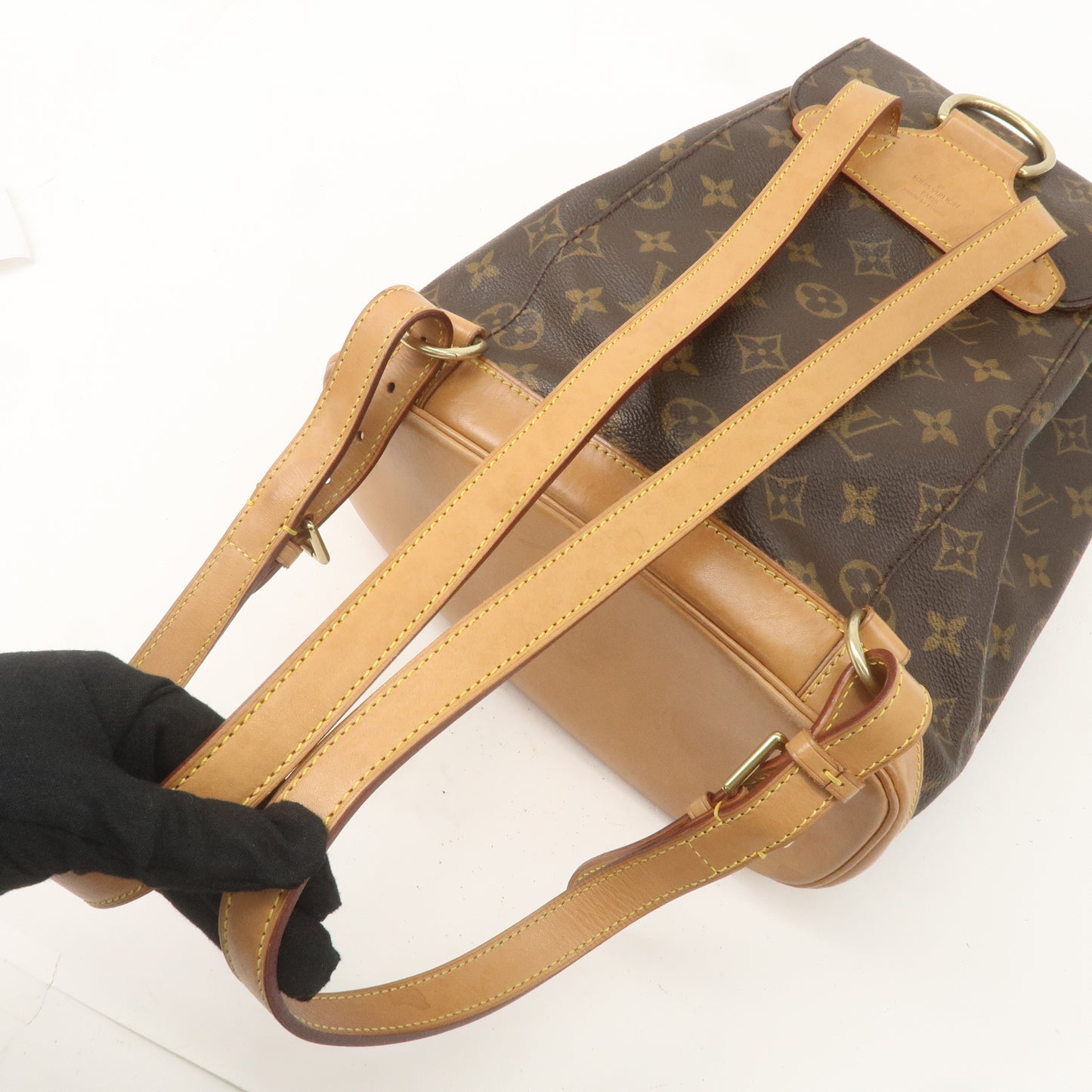 Louis Vuitton Monogram Montsouris MM Back Pack Brown M51136