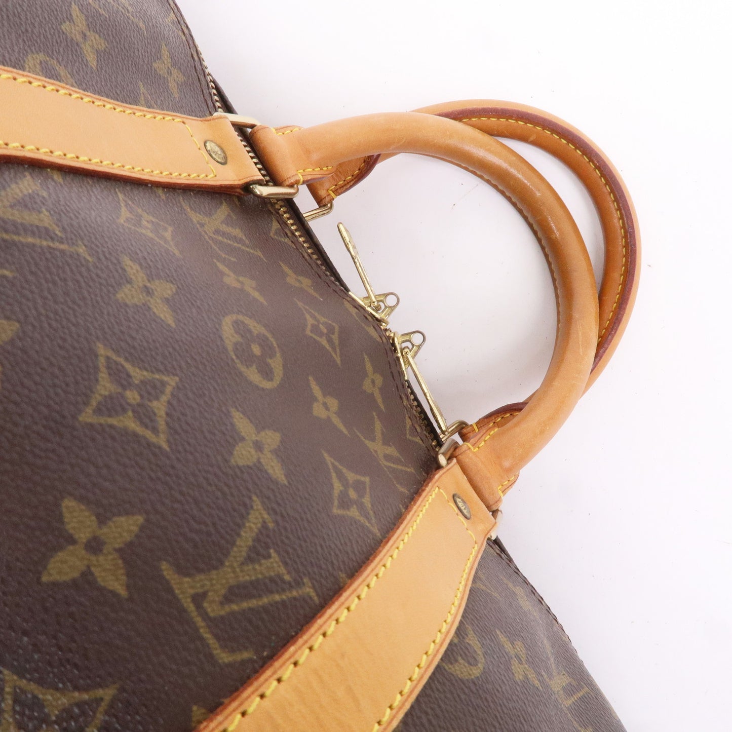 Louis Vuitton Monogram Keep All 50 Boston Bag Brown M41426