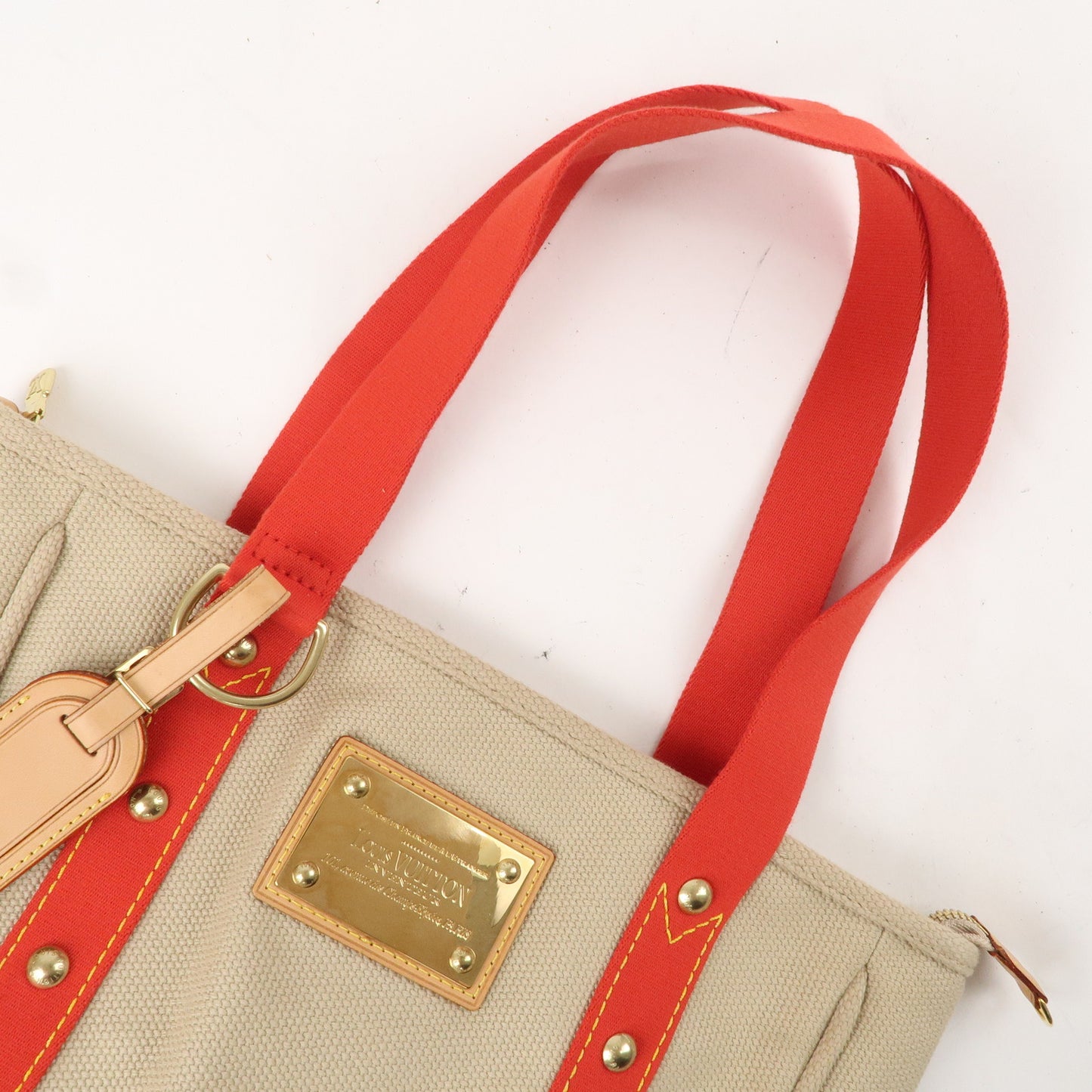 Louis-Vuitton-Antigua-Cabas-MM-Tote-Bag-Hand-Bag-Rouge-M40035