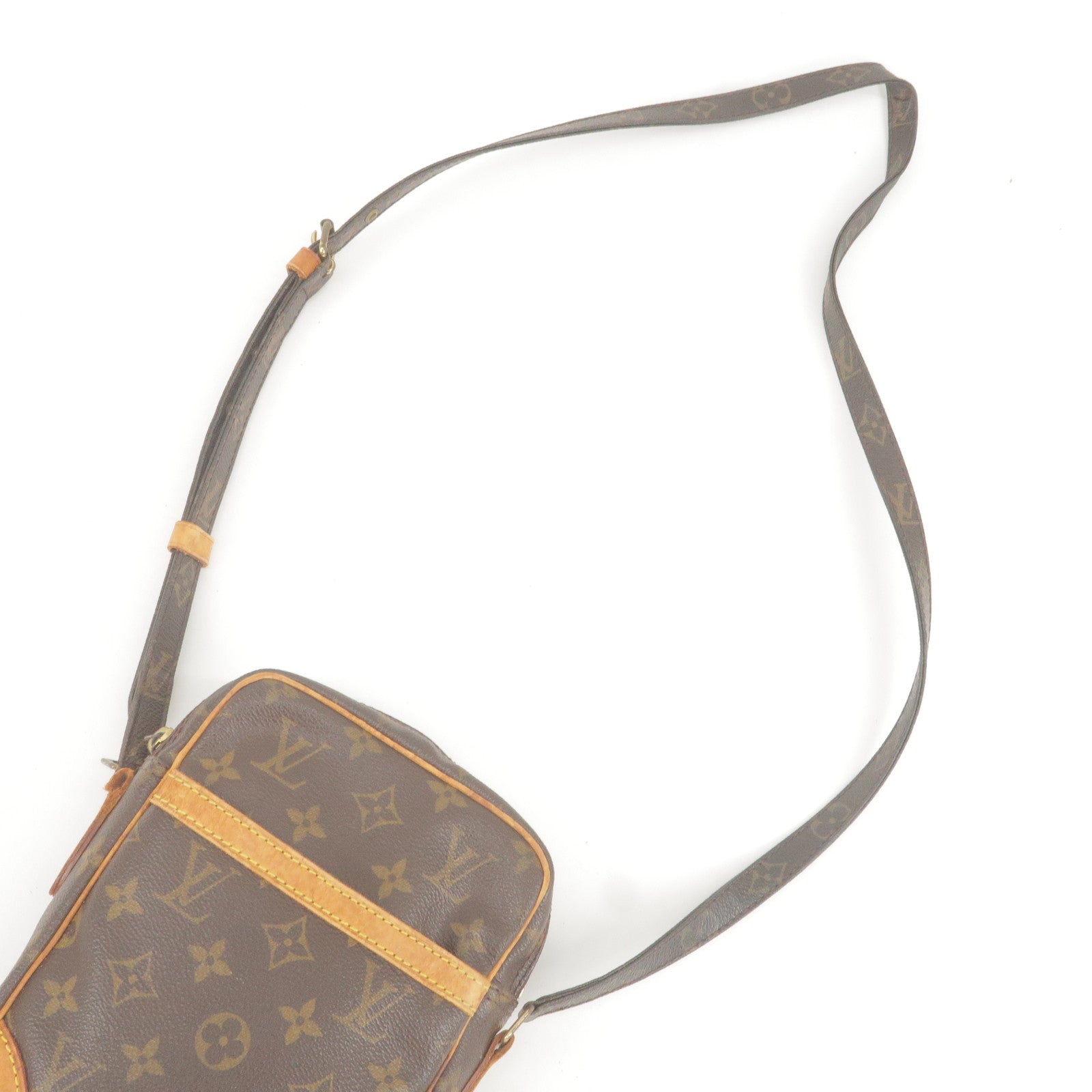 Auth Louis Vuitton Monogram Danube Shoulder Bag Crossbody Bag M45266 Used