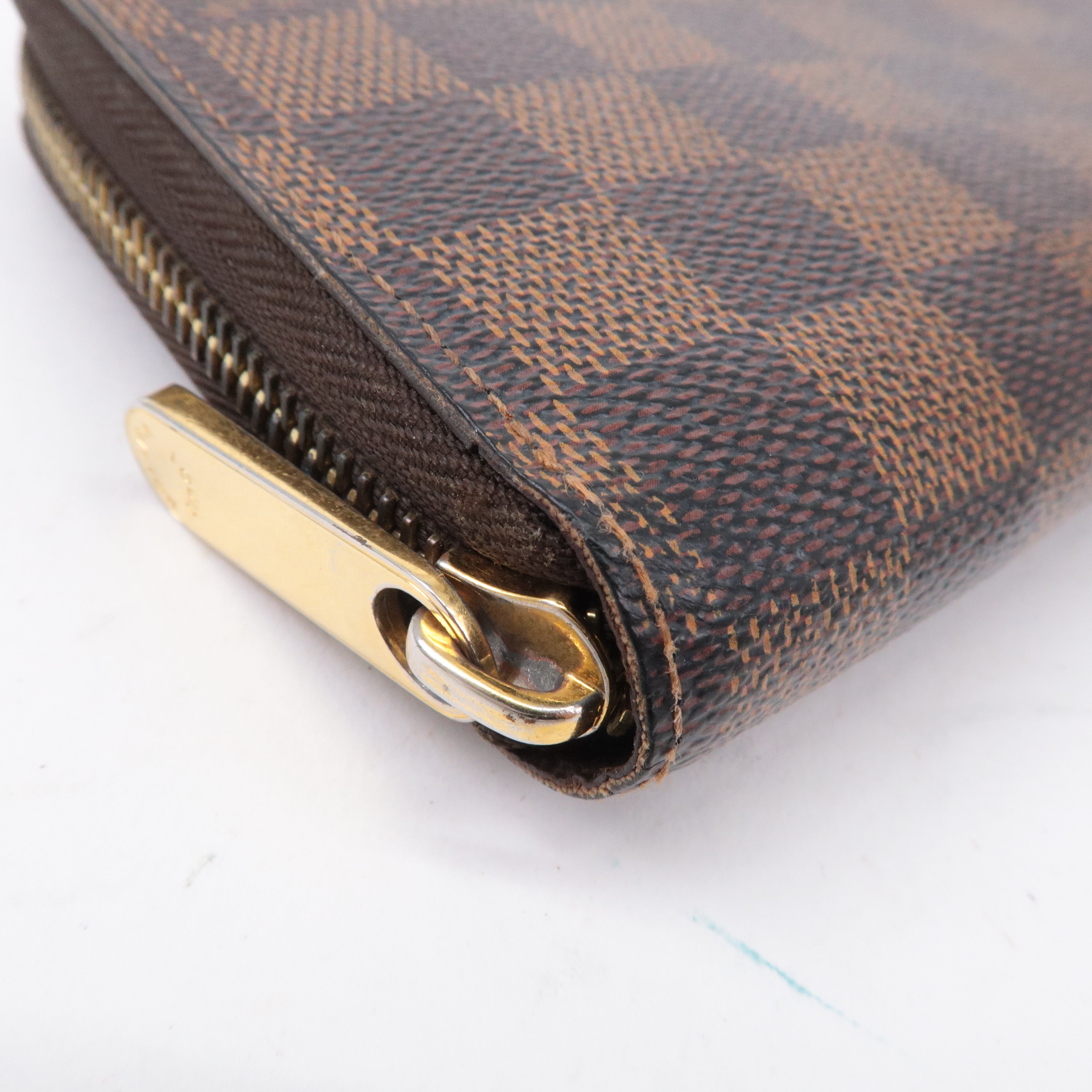 Louis Vuitton Damier Zippy Wallet Long Wallet Brown N60015